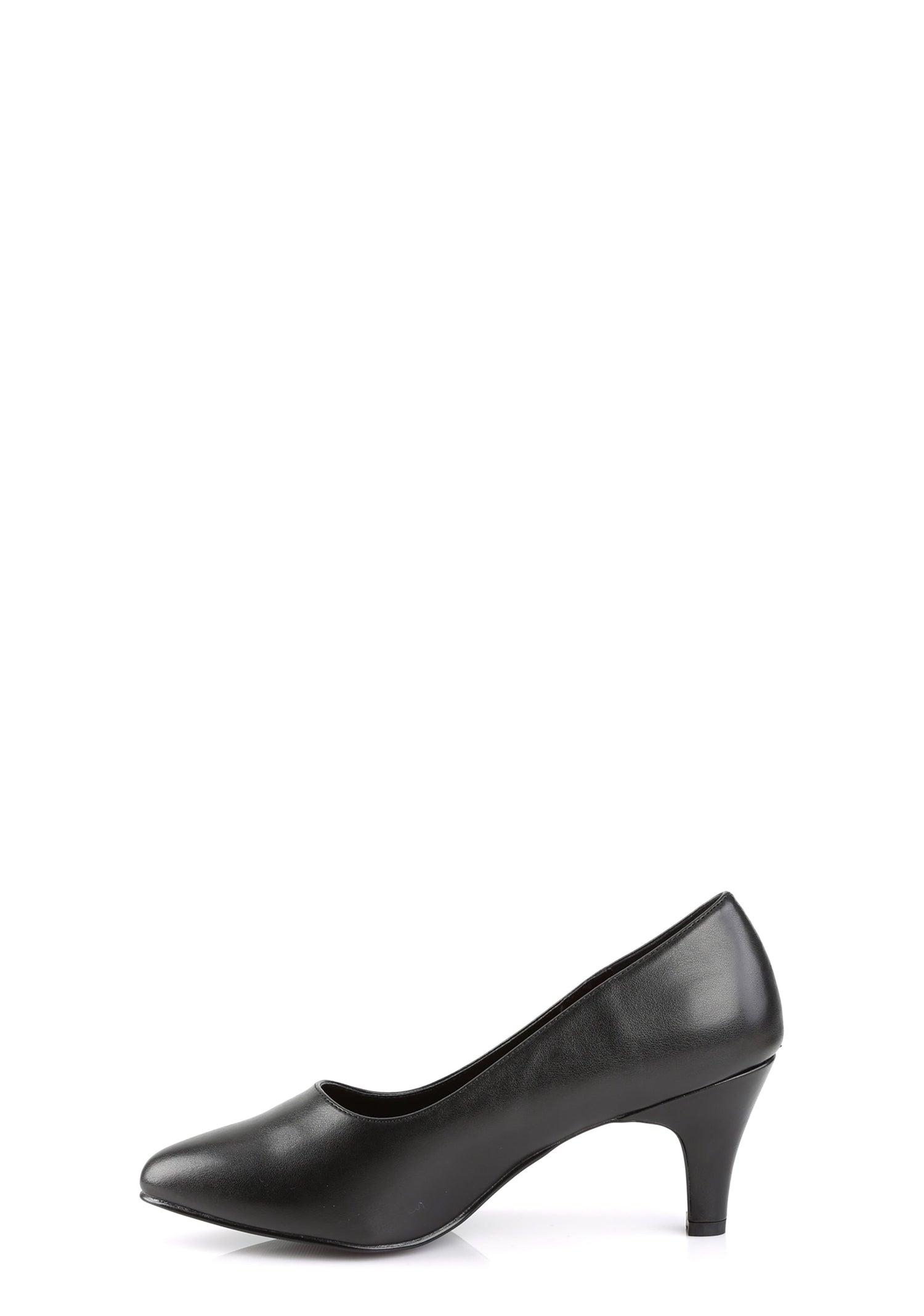 Divine-420 Classic Pump-Black PU