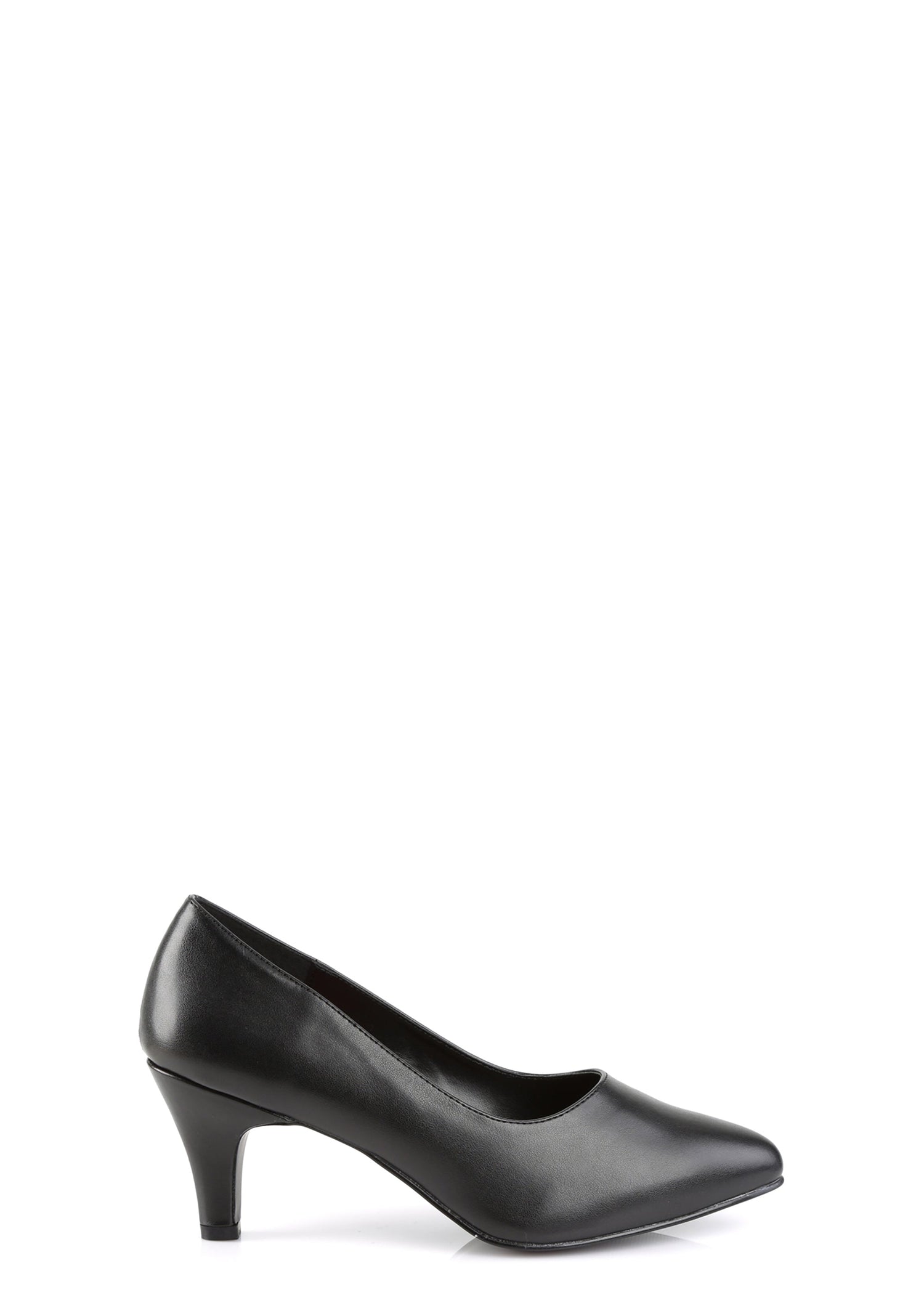Divine-420 Classic Pump-Black PU
