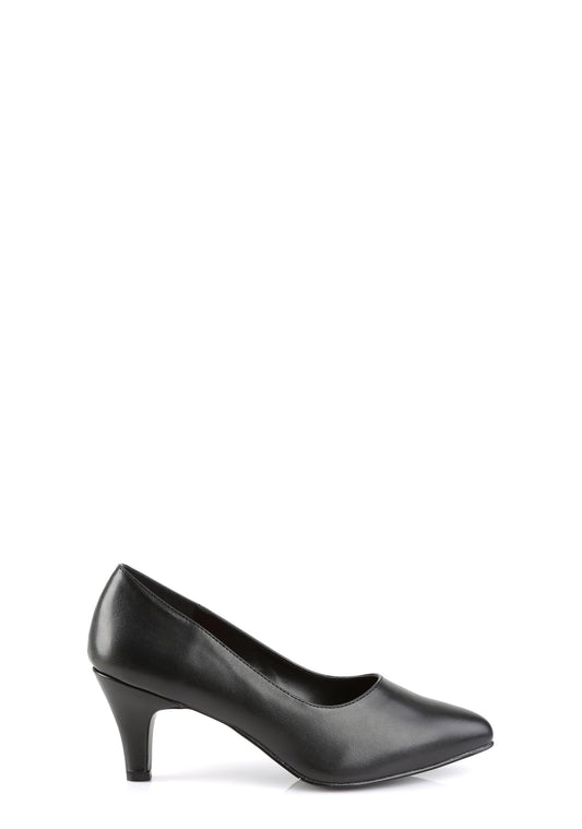Divine-420 Classic Pump-Black PU