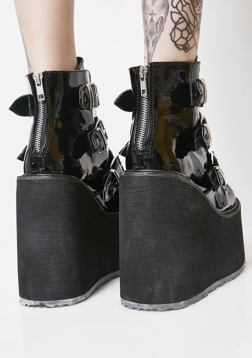 Swing-105 Platform Ankle Boots - Patent