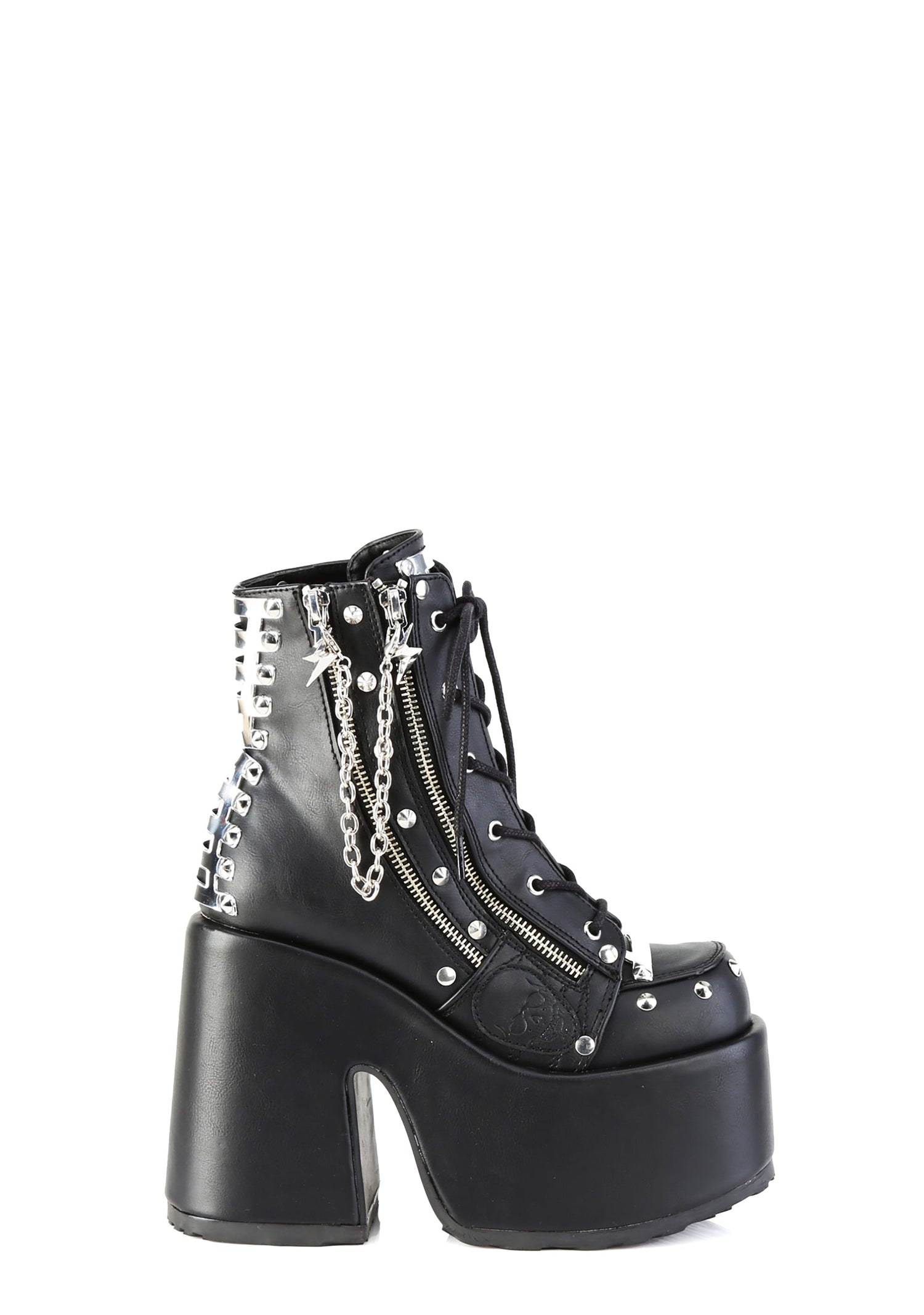 Camel-208 Platform Ankle Boots