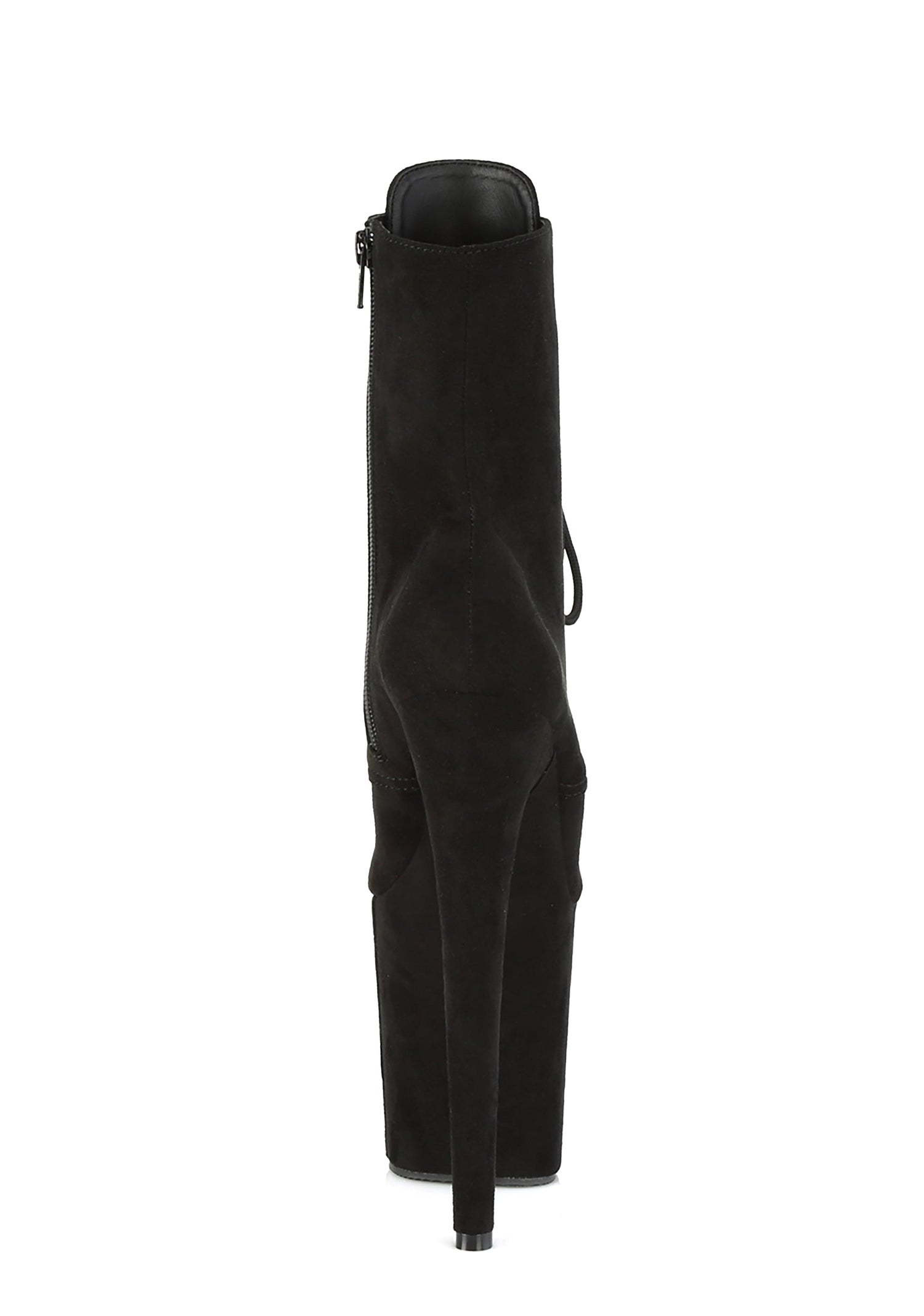 Flamingo-1020FS Platform Ankle Boots-Black