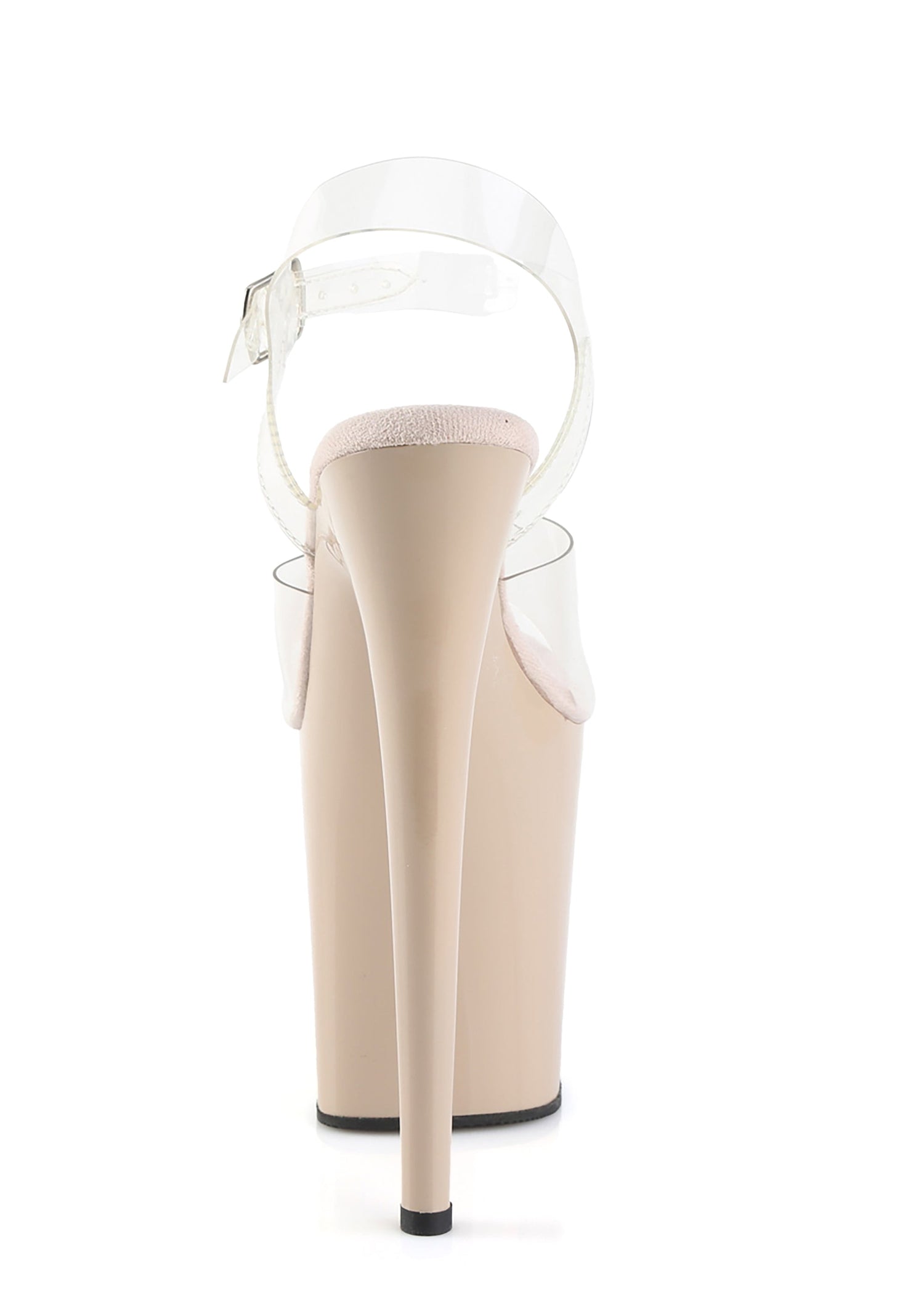 Flamingo-808 Platform Ankle Strap Sandals-Nude
