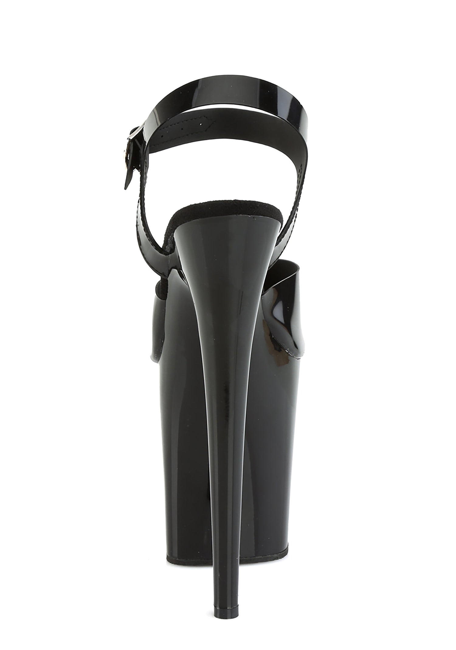 Flamingo-808 Platform Ankle Straps Sandals-Black