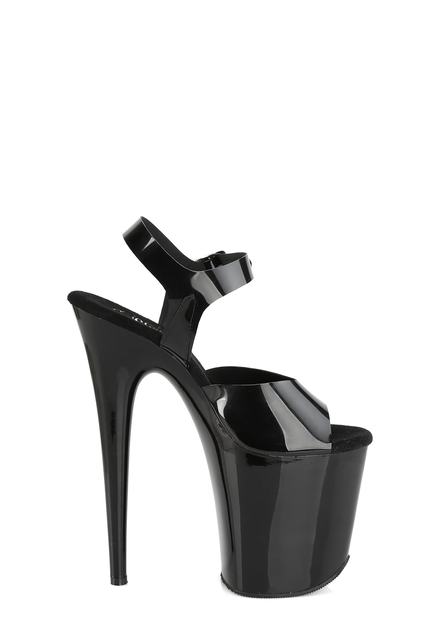 Flamingo-808 Platform Ankle Straps Sandals-Black