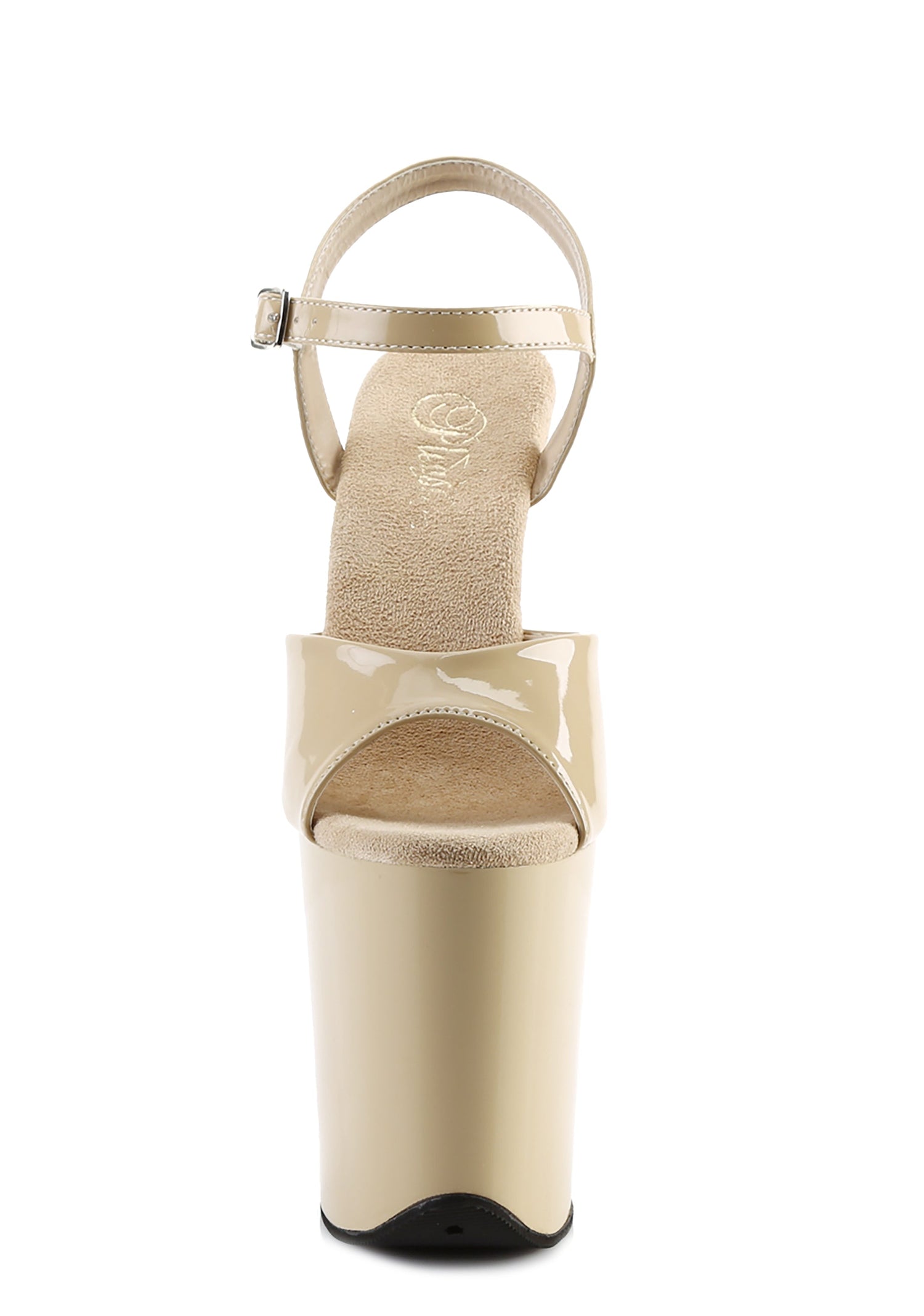 Flamingo-809 Platform Ankle Strap Sandals-Cream