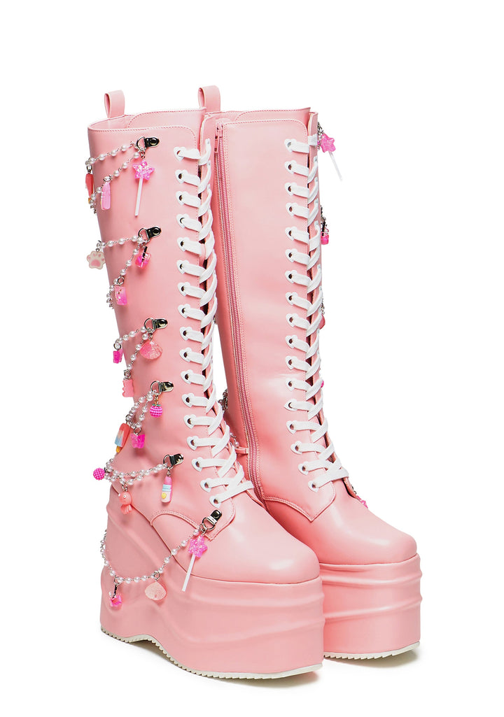 The Dreamscape Charms Long Boots