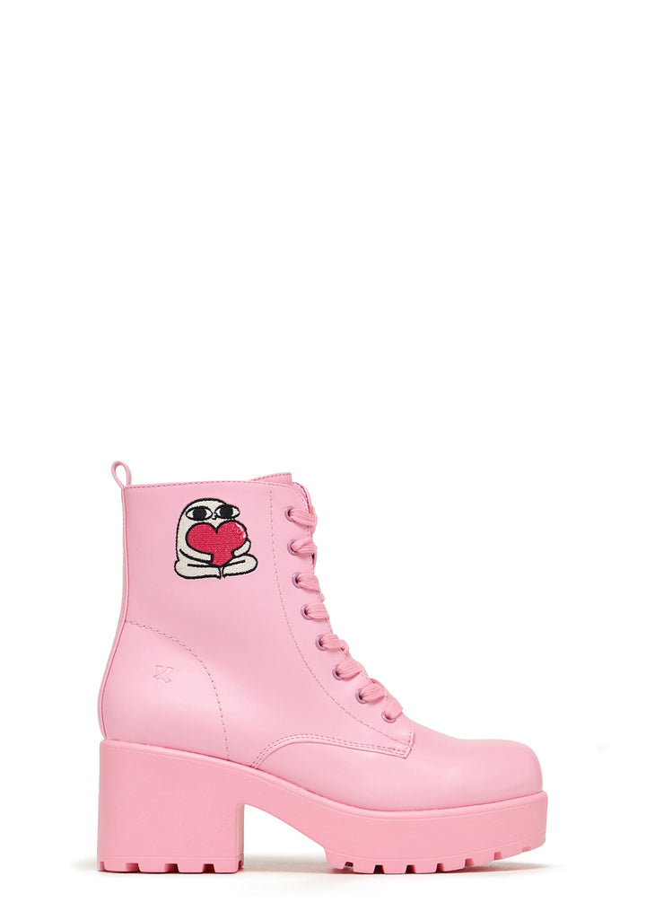 Love Urself Ketnipz Lace Up Boots