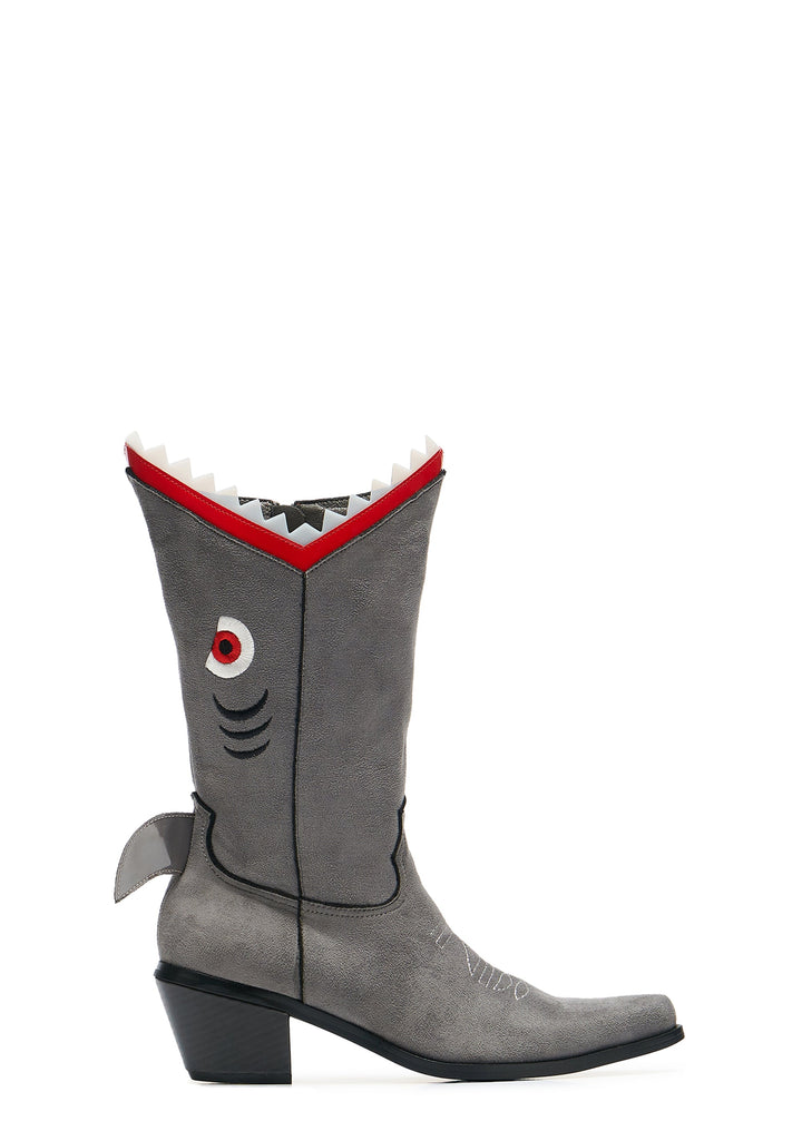 Shark, doo-doo, doo-doo, doo-doo Boots