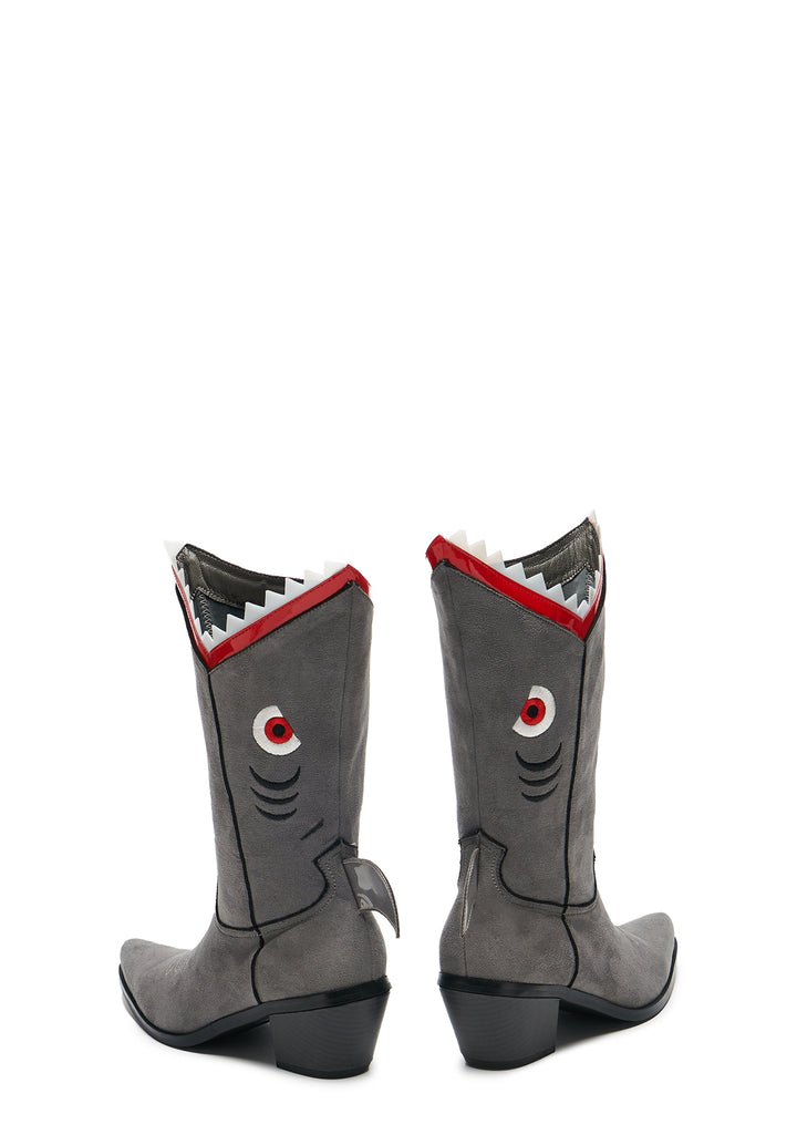 Shark, doo-doo, doo-doo, doo-doo Boots