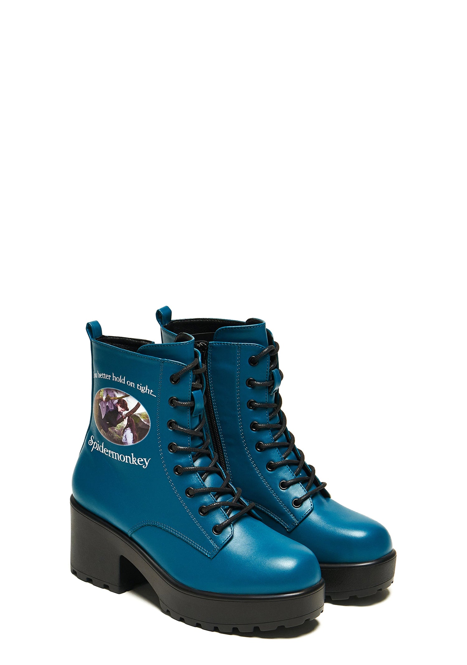 Spidermonkey Military Teal Boots