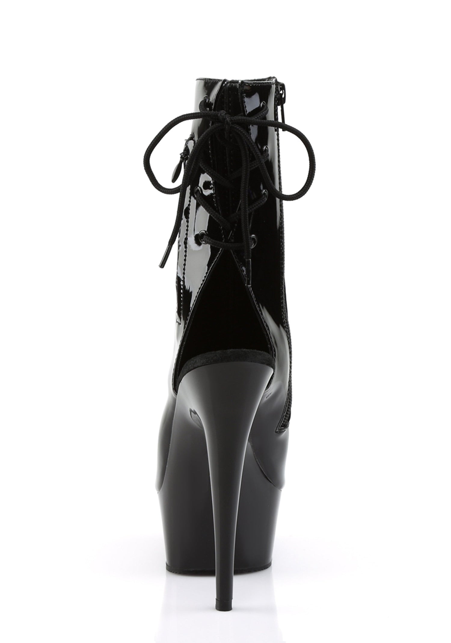 Delight-1018 Platform Ankle Boots-Black