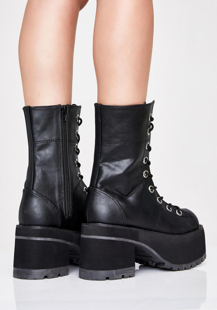 Ranger-301 Platform Calf Boots