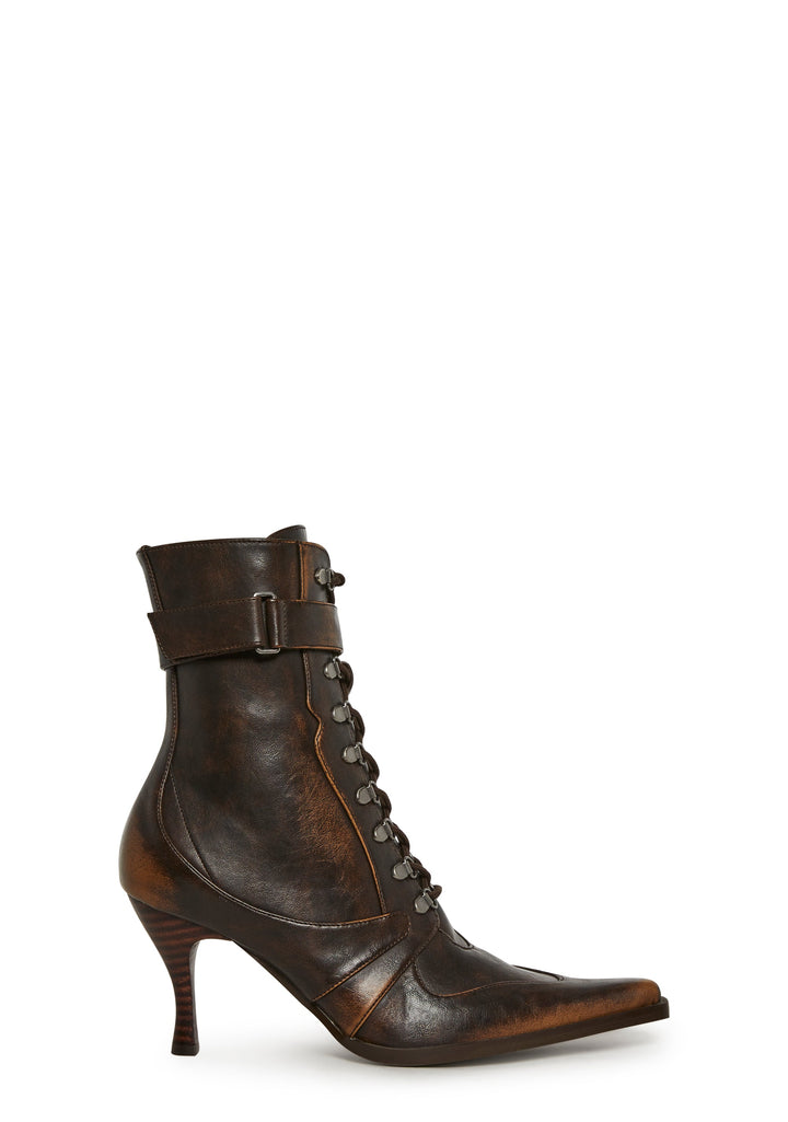 Leni Lace Up Boots