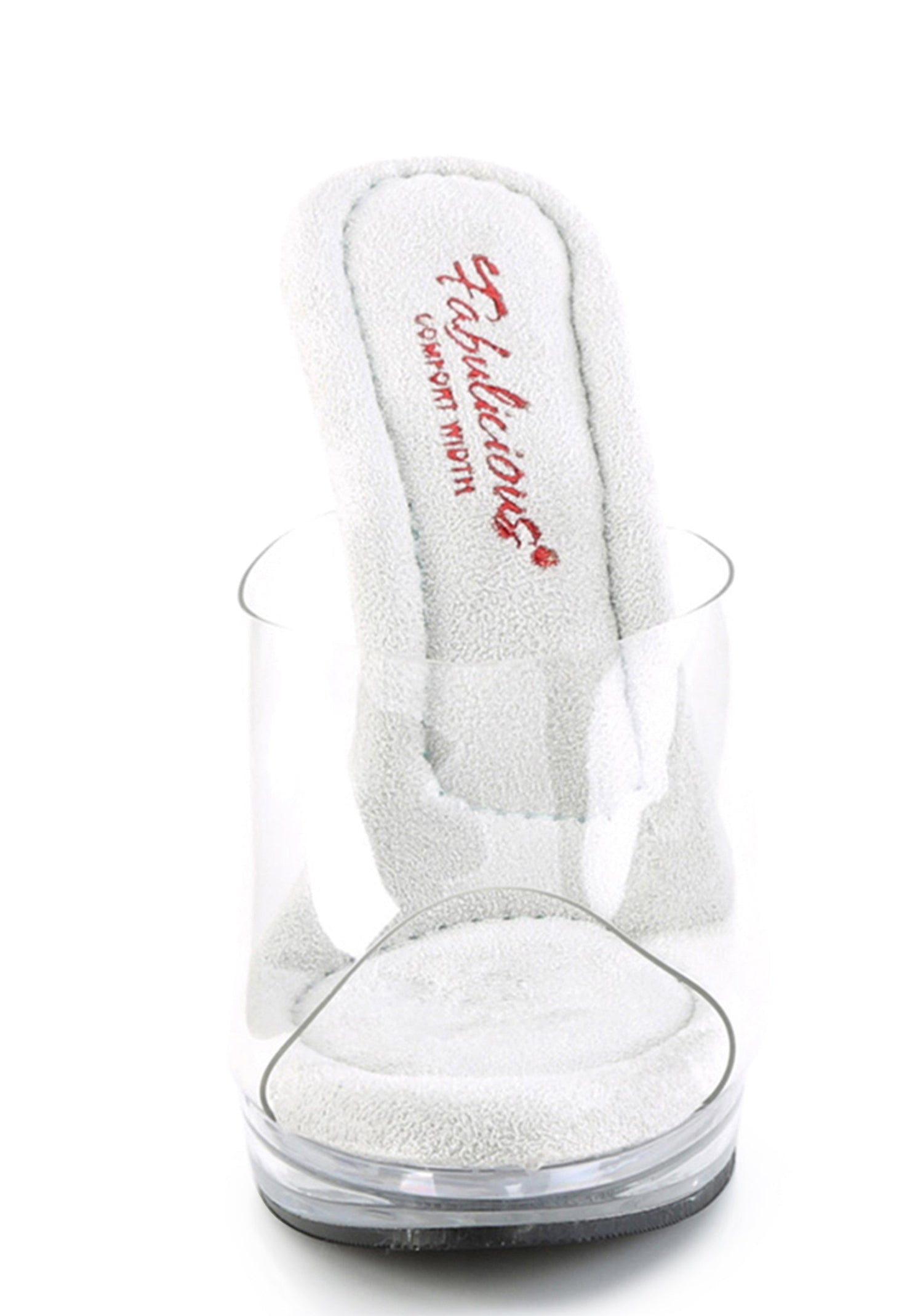 Glory-501 Comfort Platform Slides - Clear
