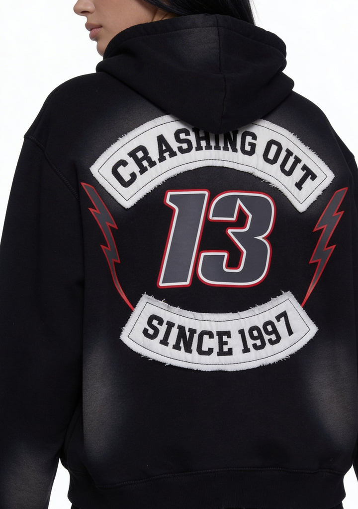 Crash Out Zip Hoodie