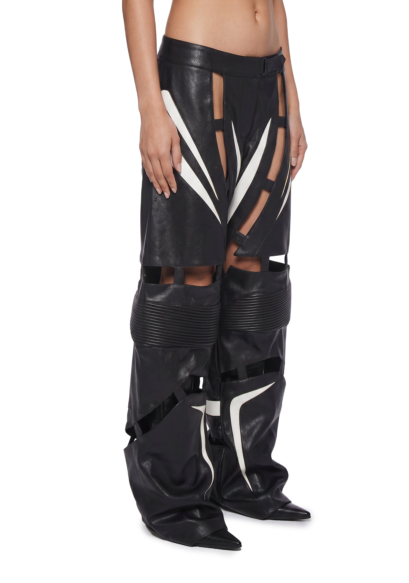 Octane Floating Moto Pants - Blk/Wht