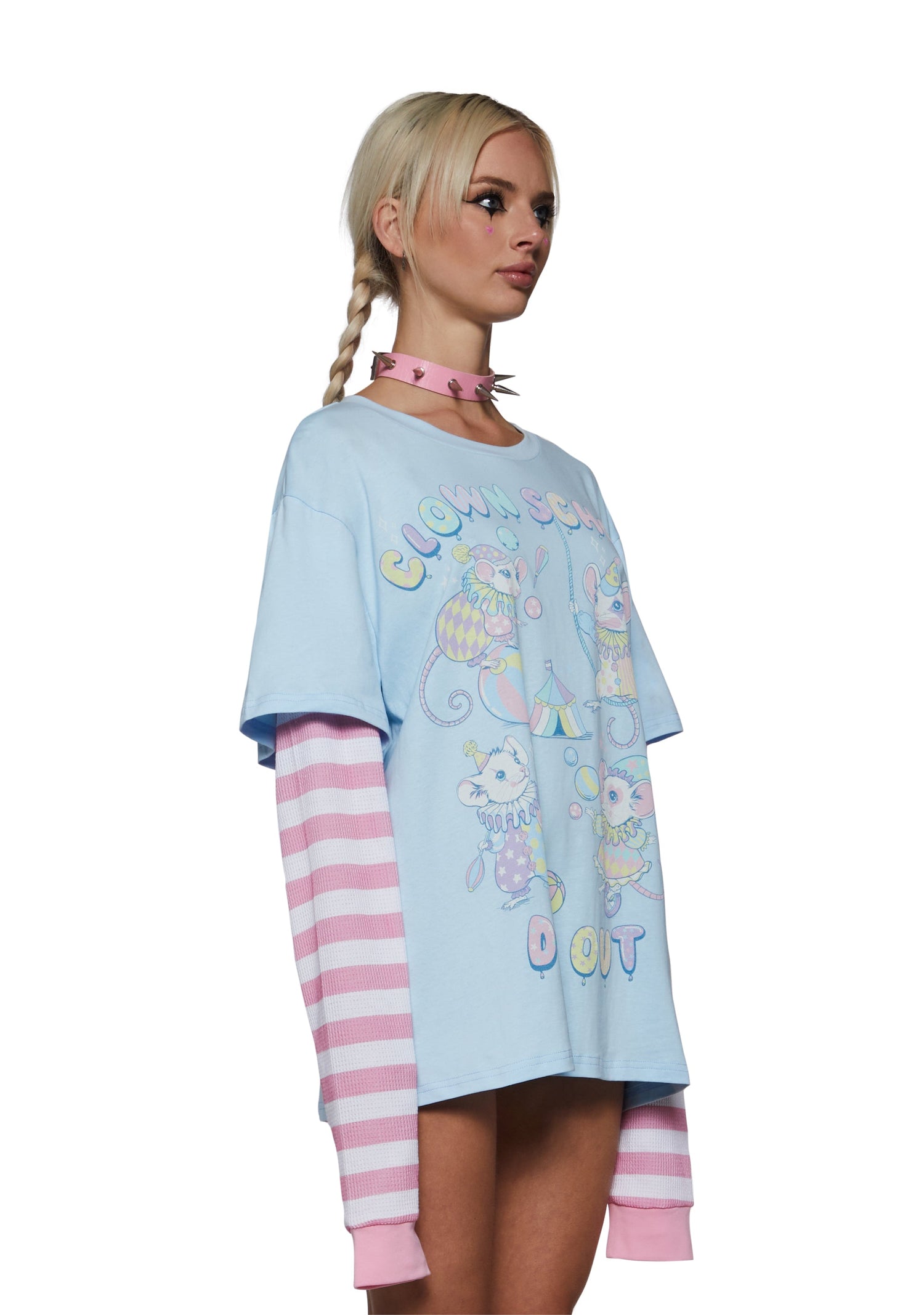 Clown School Layered Long Sleeve Tee