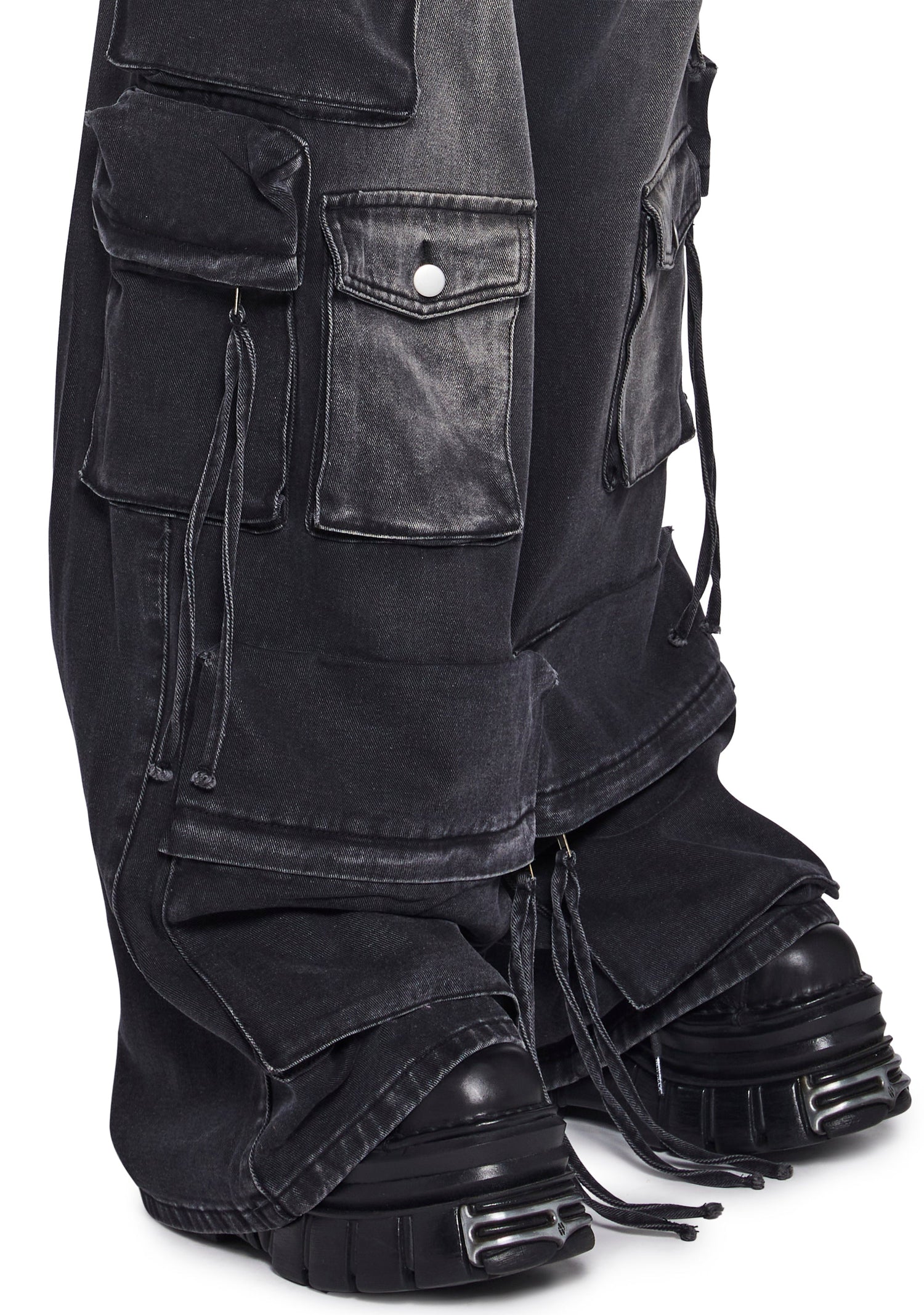 Wicked Persuasion Cargo Jeans - Black