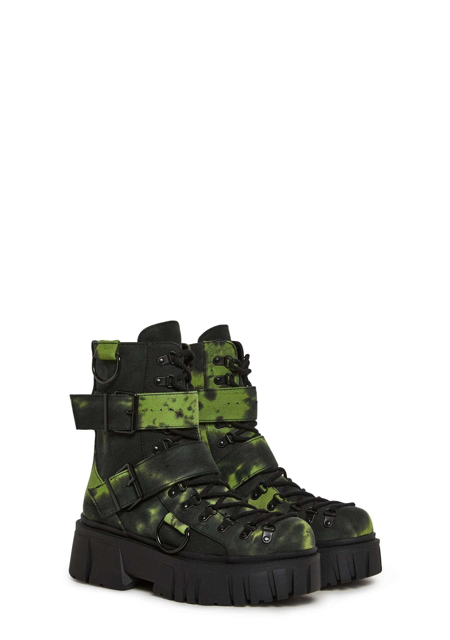 Low Traitor Boots - Green/Black
