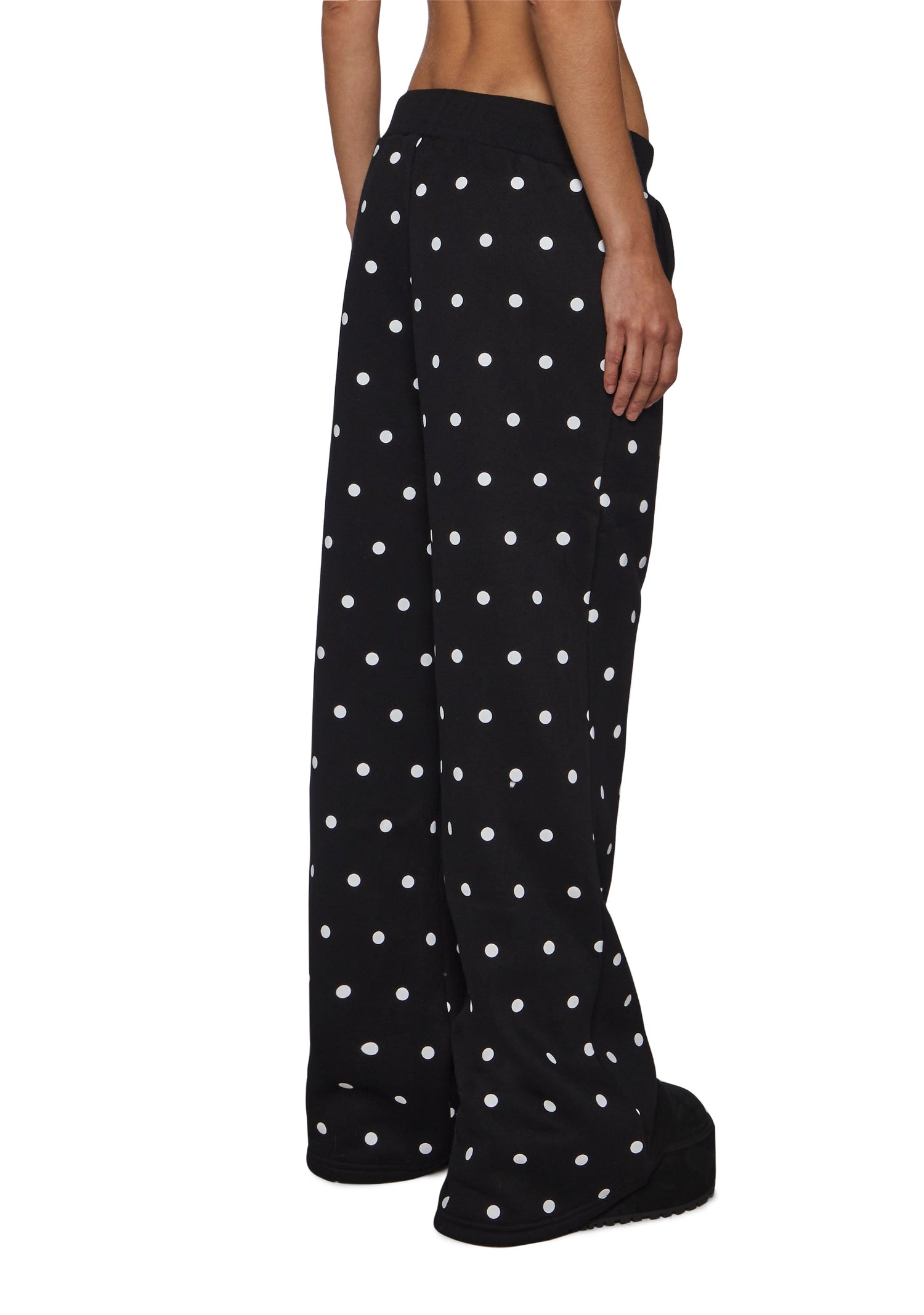 Polka Dot Baggy Sweatpants