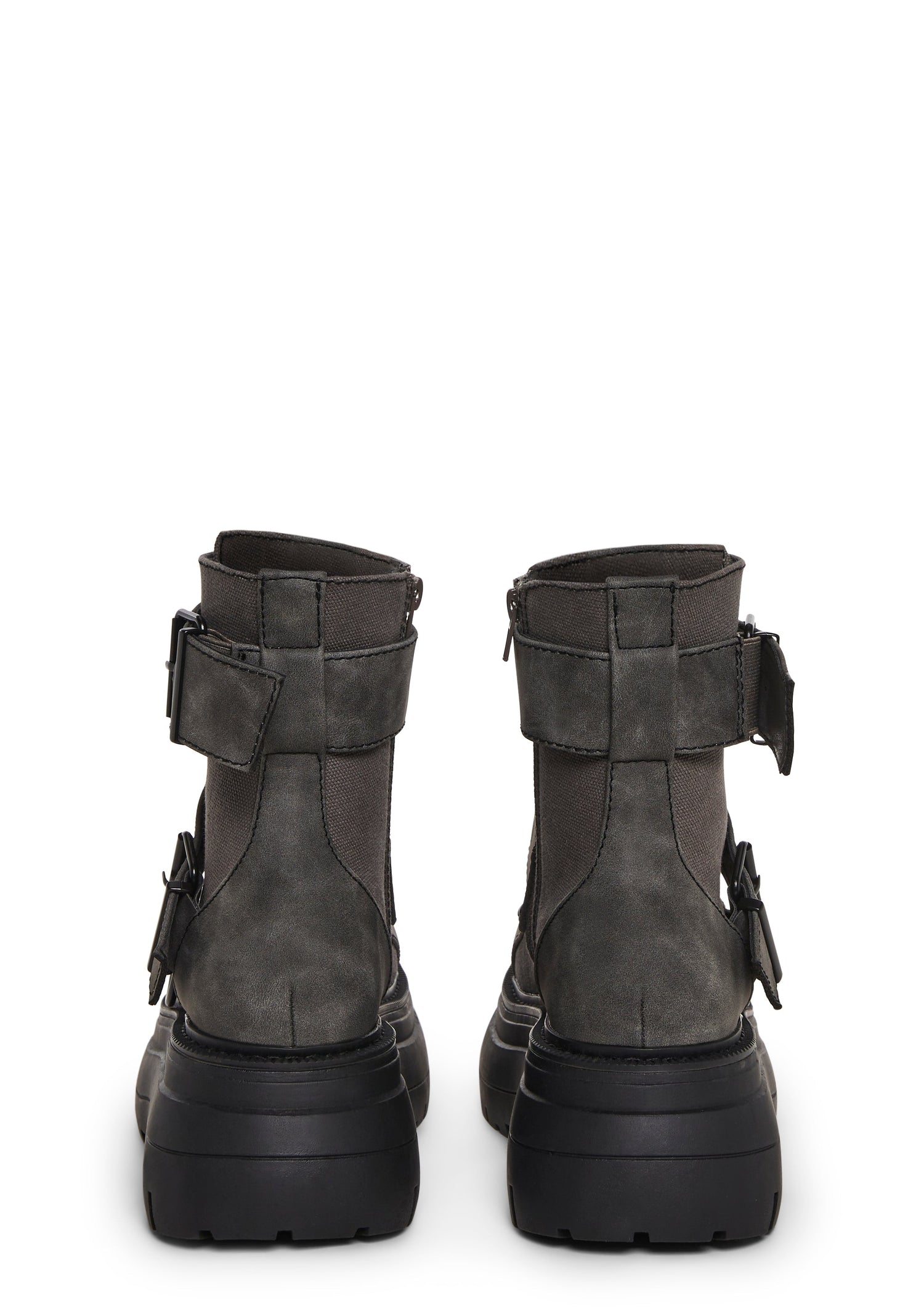 Traitor Combat Boots - Gray/Black
