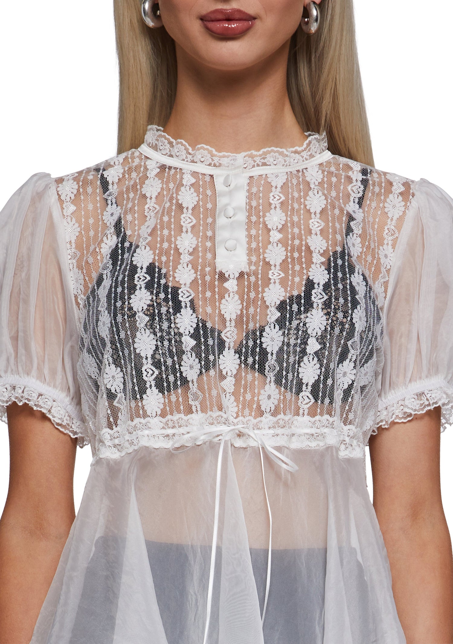 Screenshot This Sheer Blouse