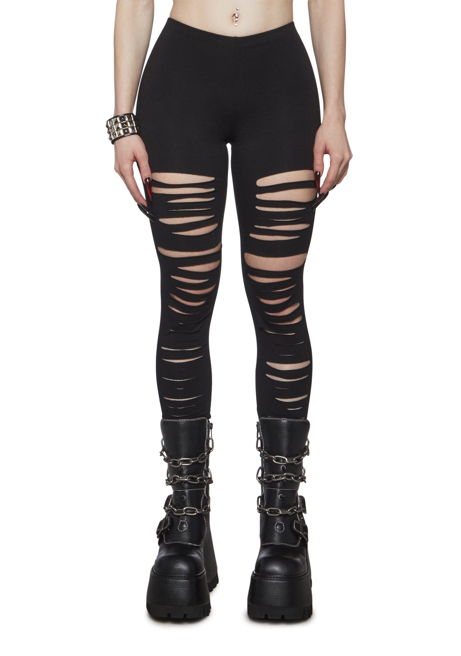 Crypt Creeper Shredded Leggings