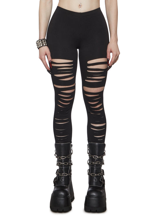 Crypt Creeper Shredded Leggings