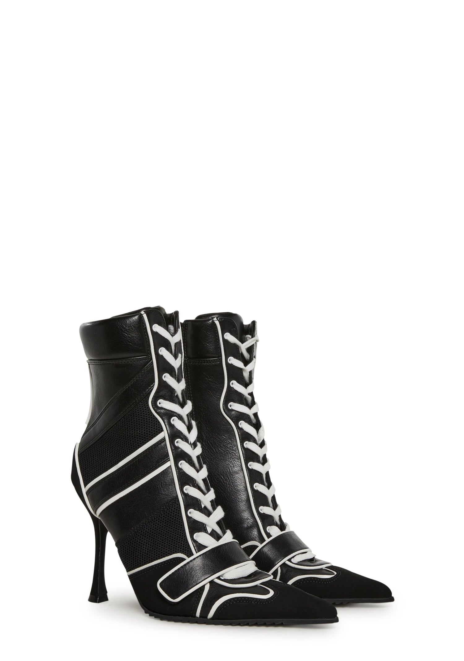 Knockout Sneaker Boot Heels - Black