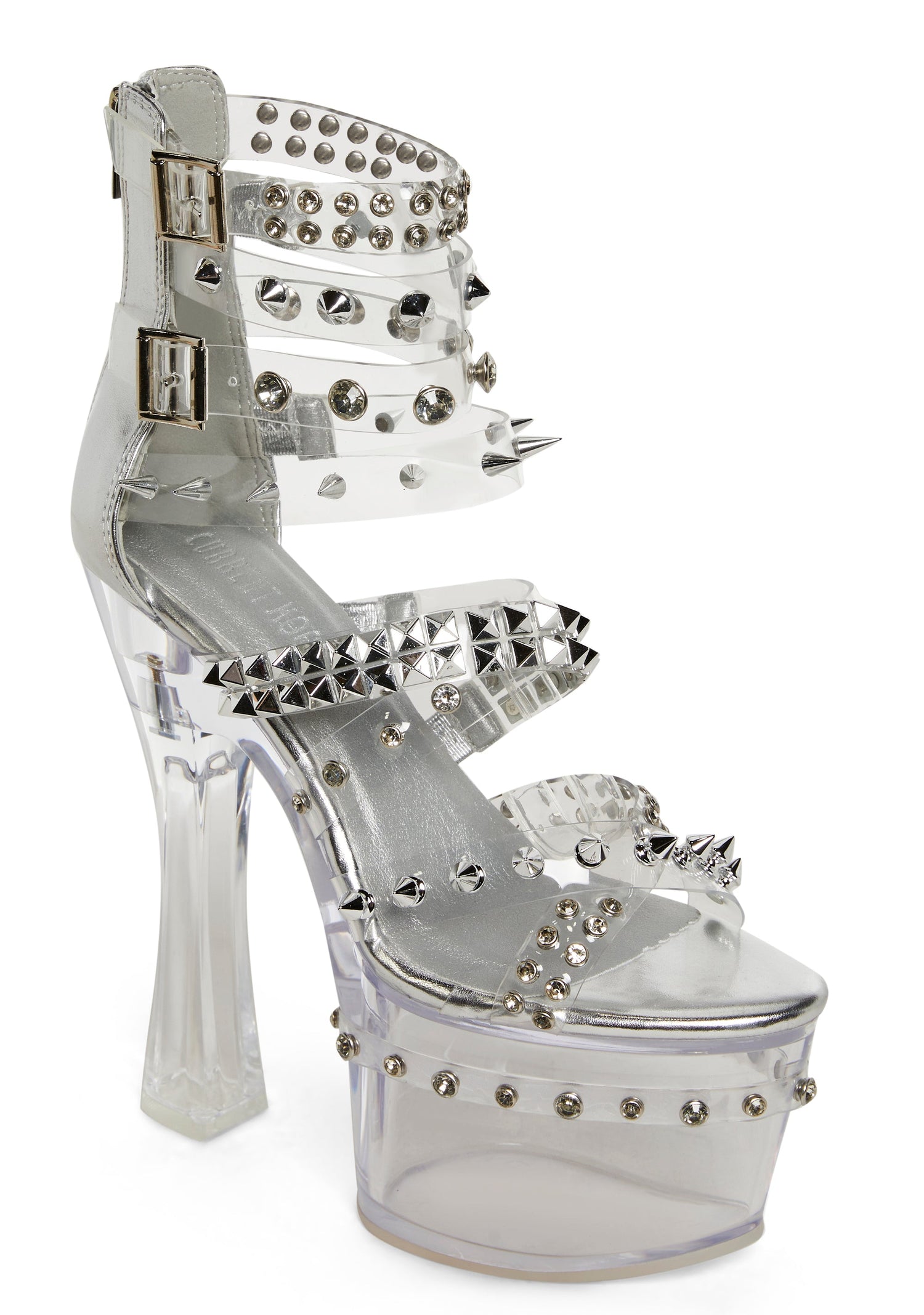 Twisted Danger Platform Heels