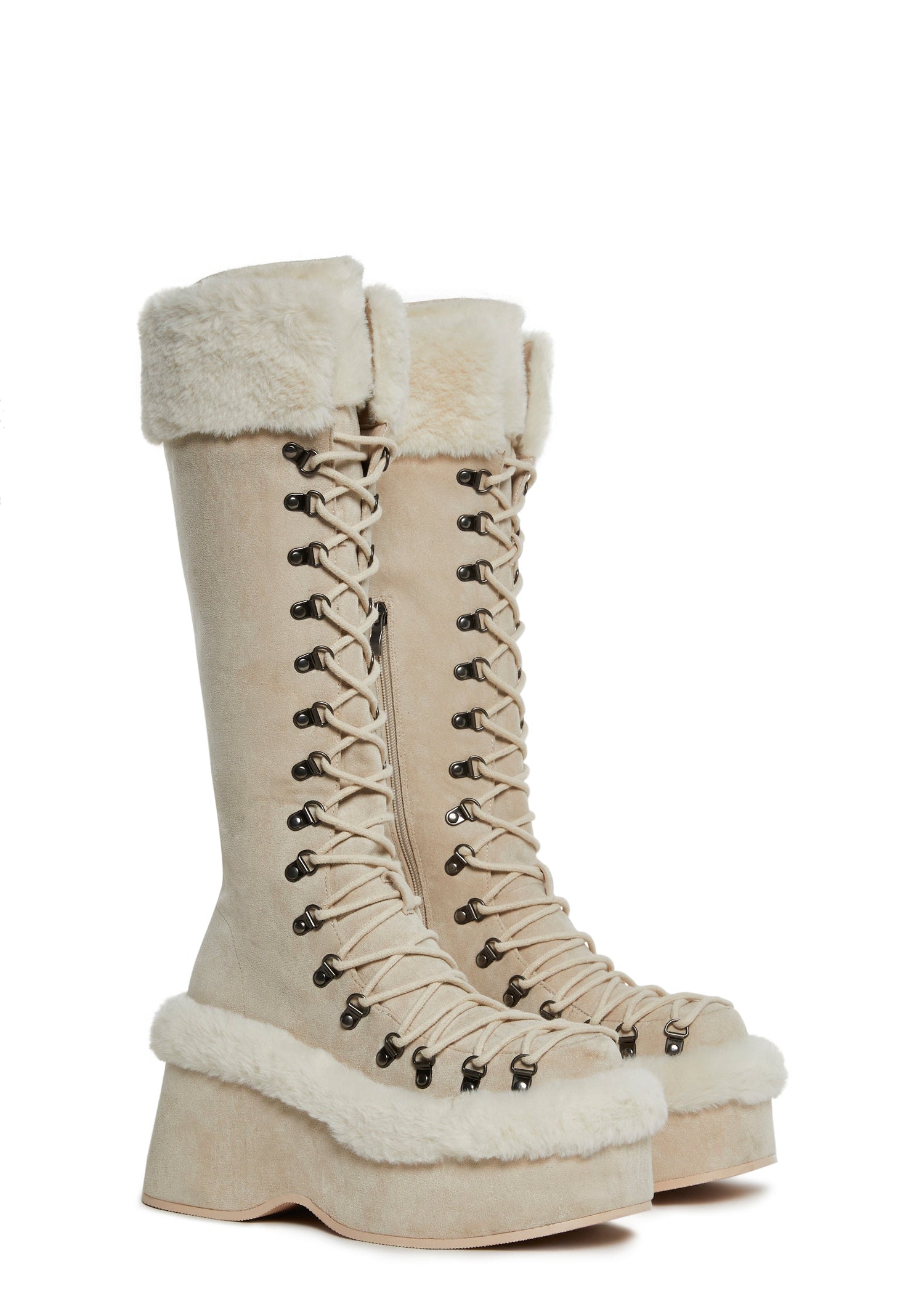 Flash On Platform Boots