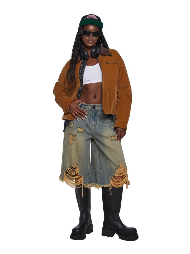 Fall Wanderer Cropped Workwear Jacket