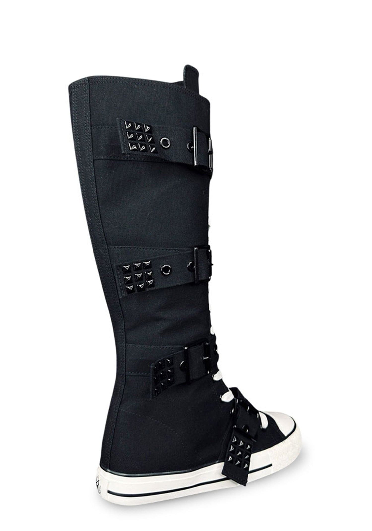 Rawr XD Stud Knee High Sneakers - Black