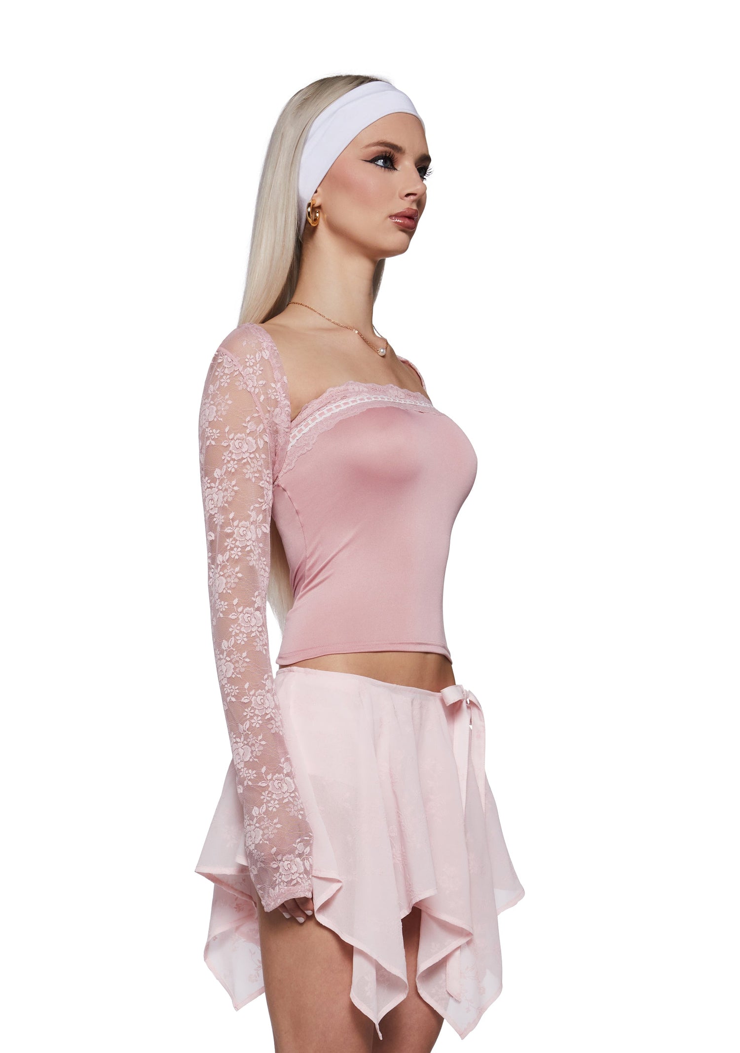 Sylvia Lace Shrug With Tube Top