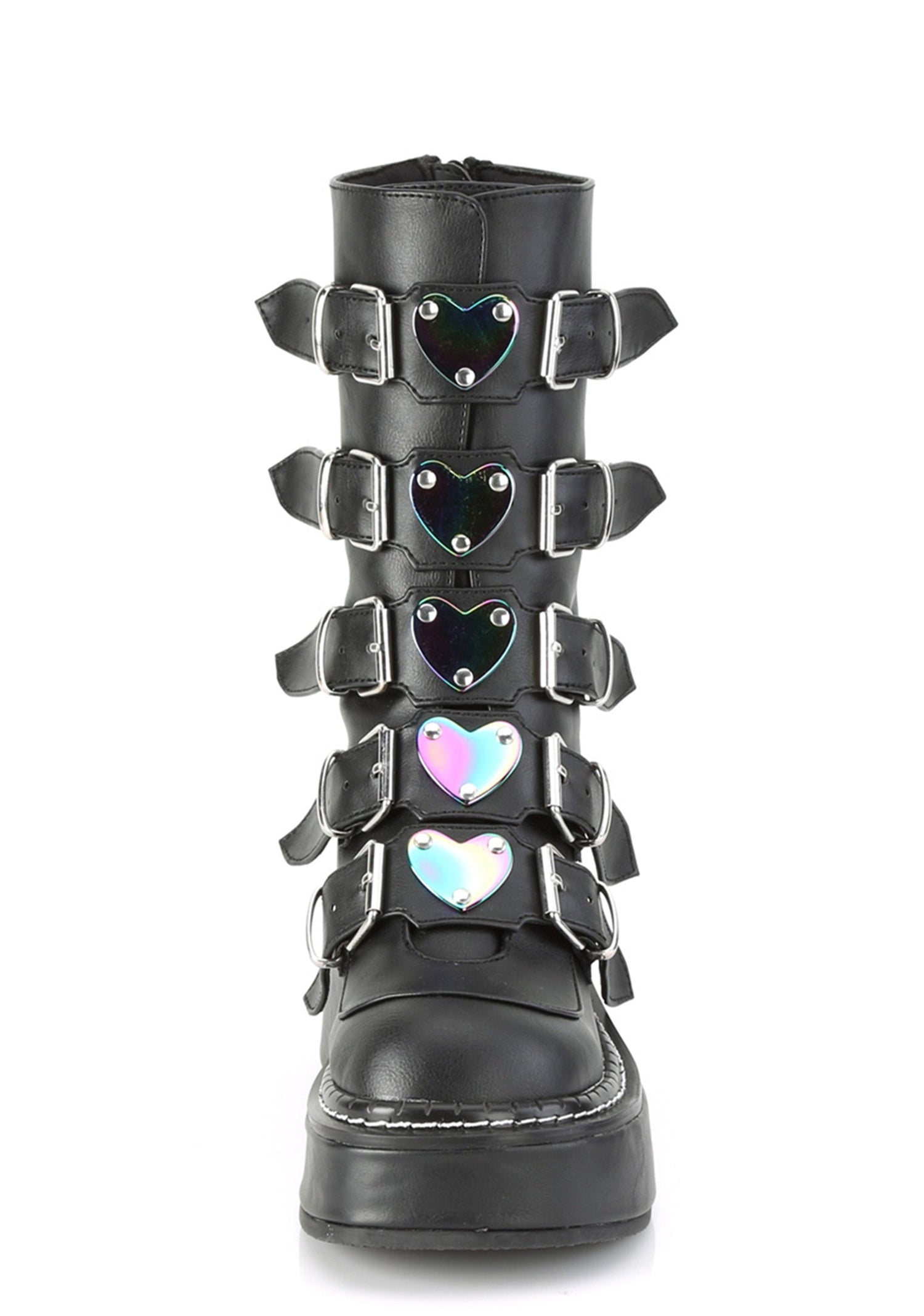 EMILY-330 Platform Calf High Boots