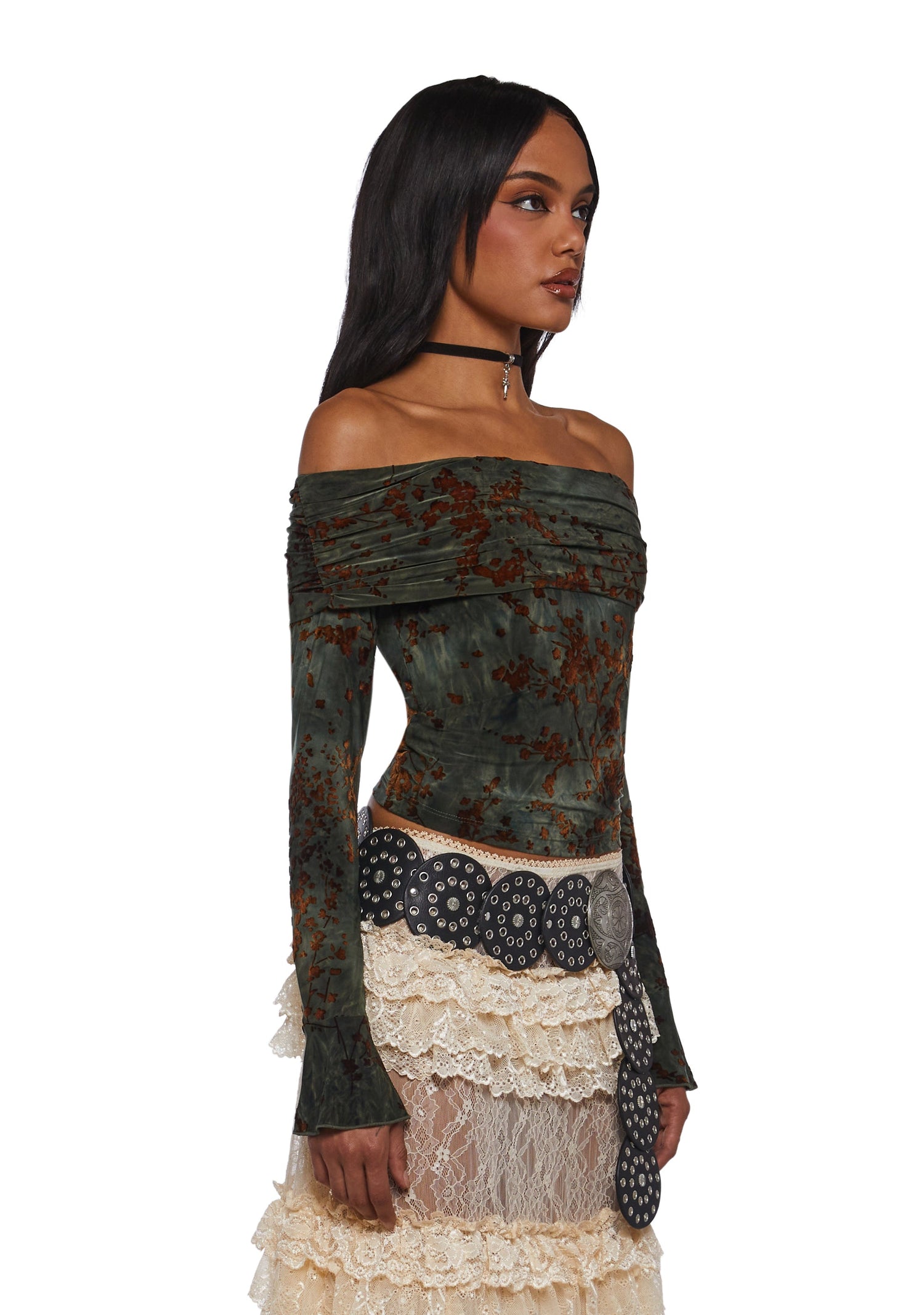 Unrivaled Charm Off The Shoulder Top