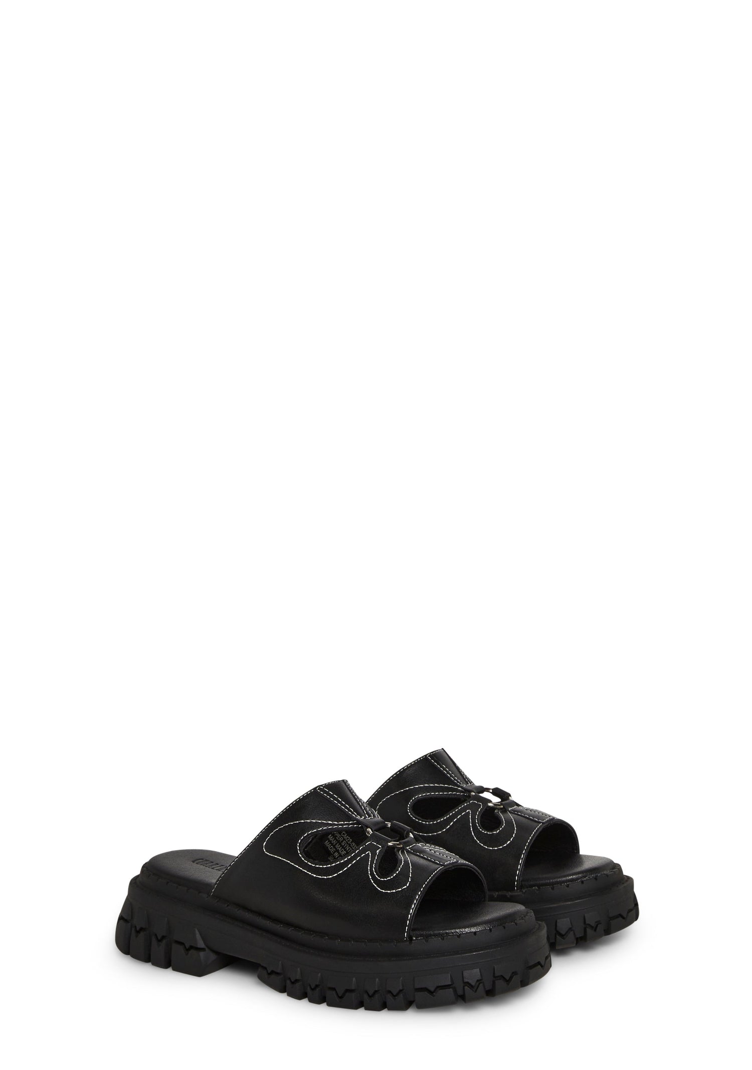 Feeling Good Platform Slides - Black