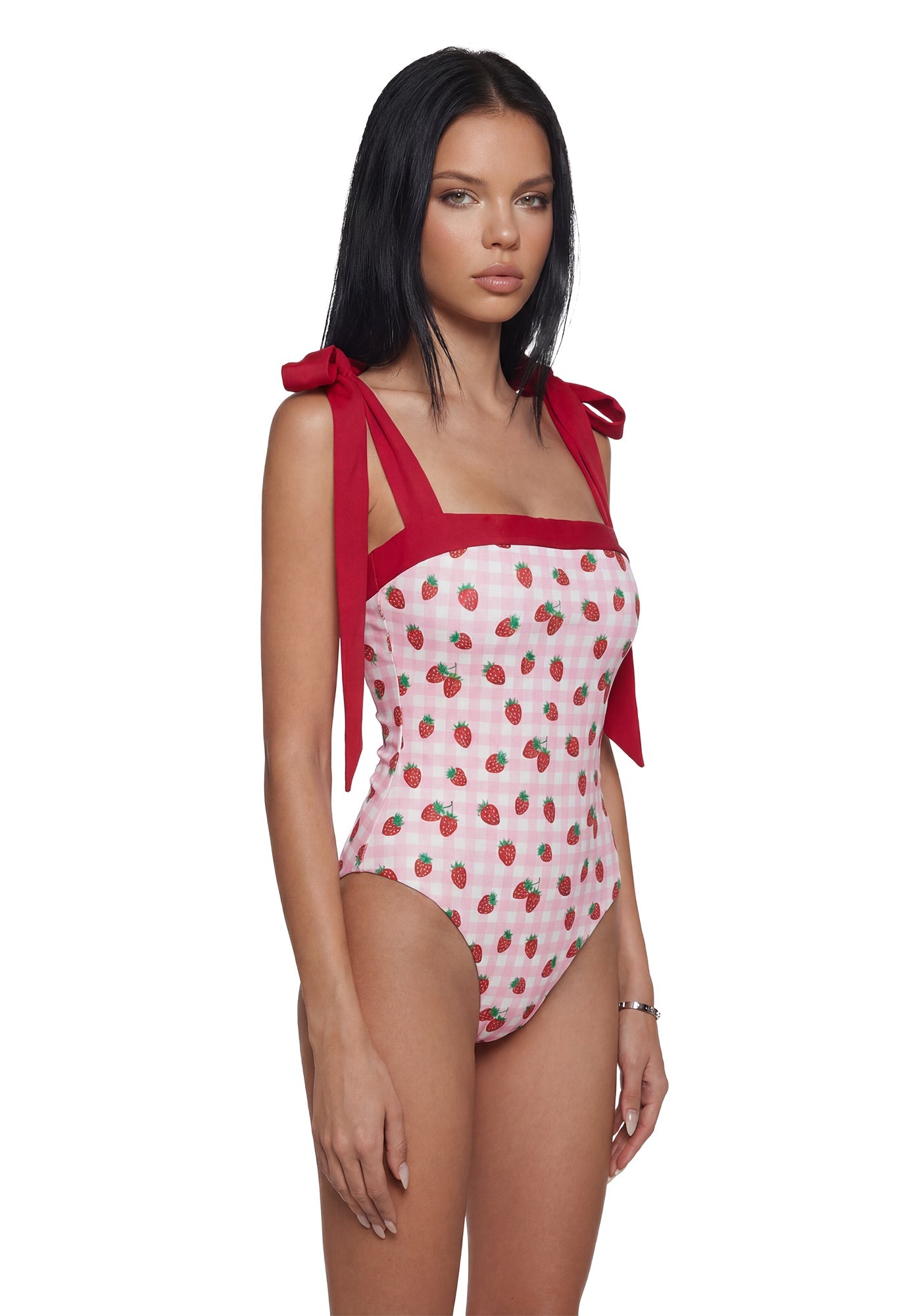 Sweet Life One Piece Swimsuit - Gingham