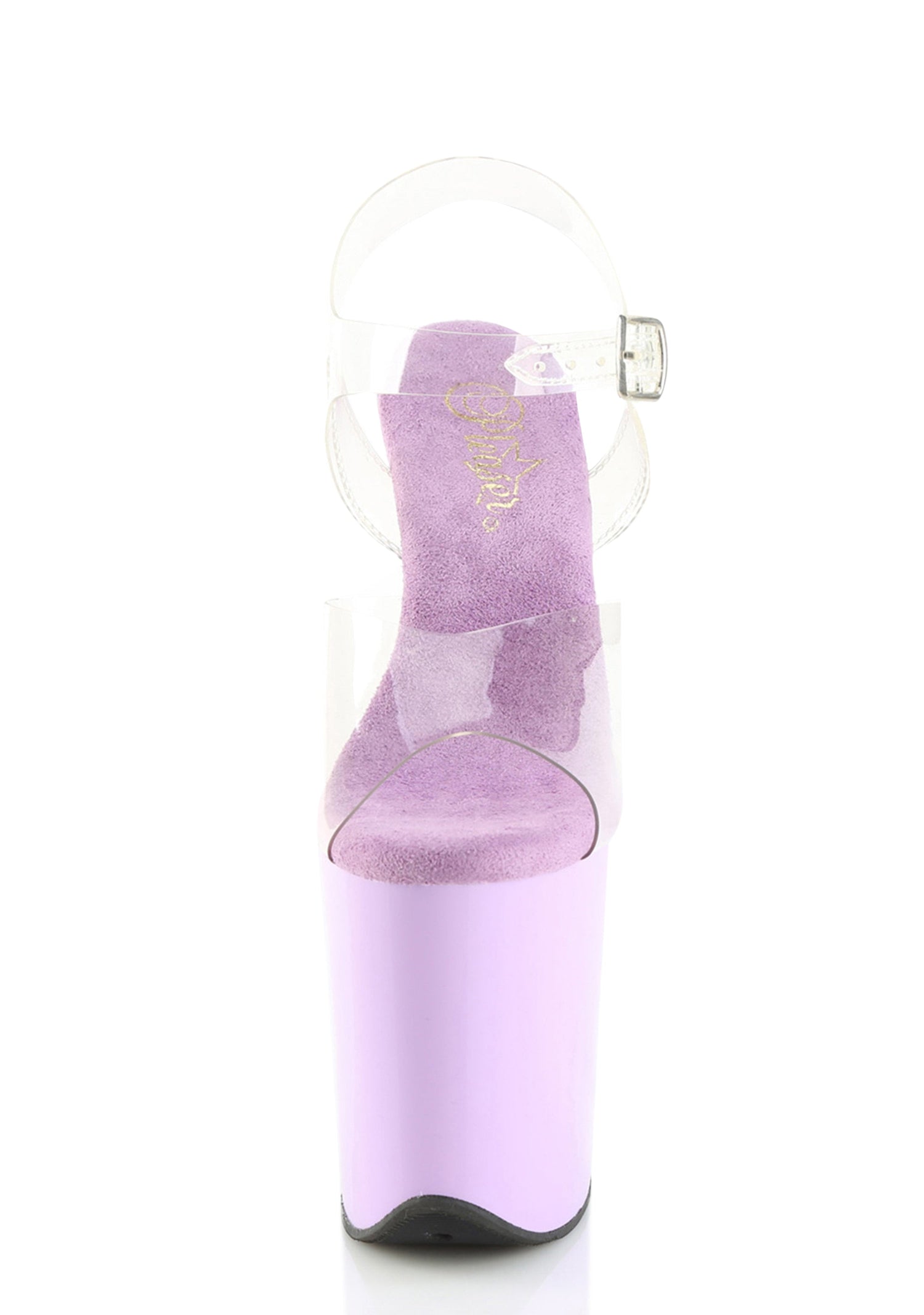 Flamingo-808 Platform Ankle Strap Sandals-Lavender