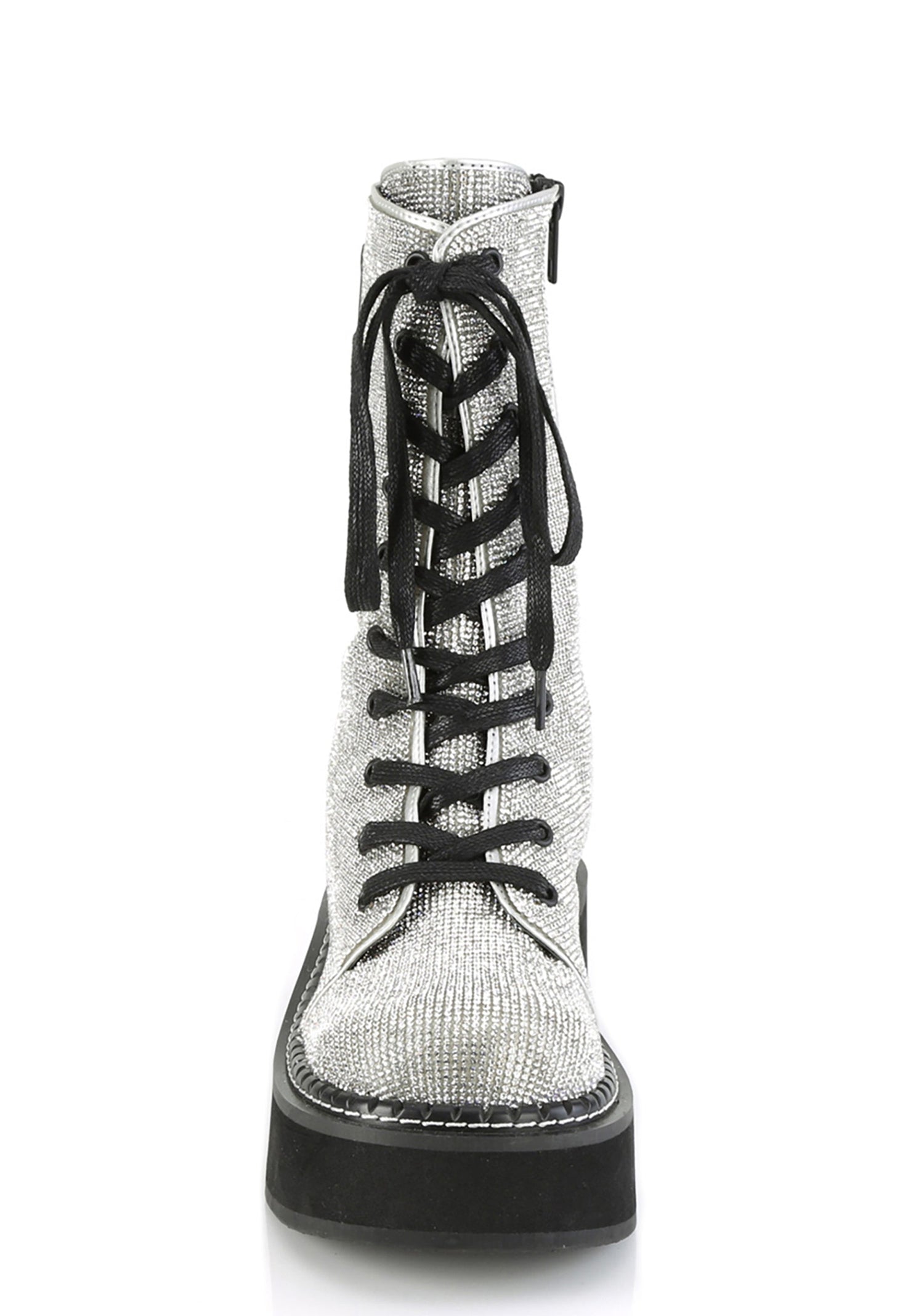 Emily-362 Platform Calf High Boots