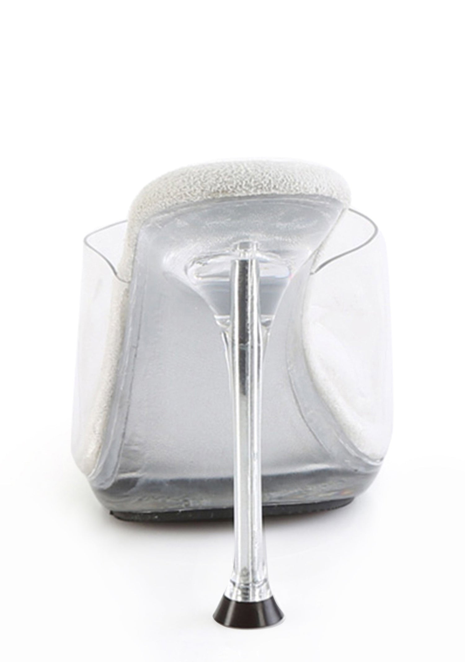 Cupid-401Clear Strap Slip on Heels