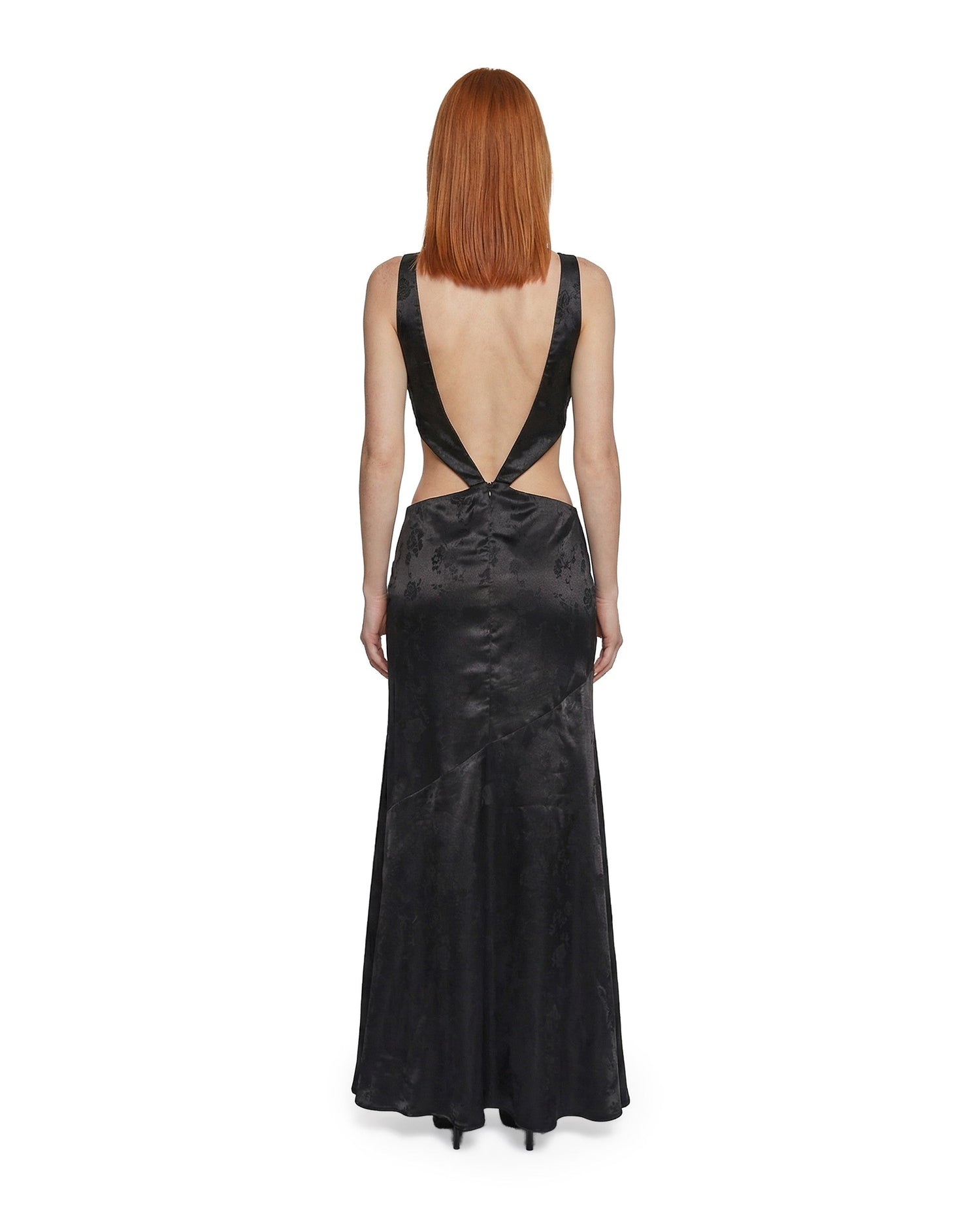 Silken Steps Cut Out Dress