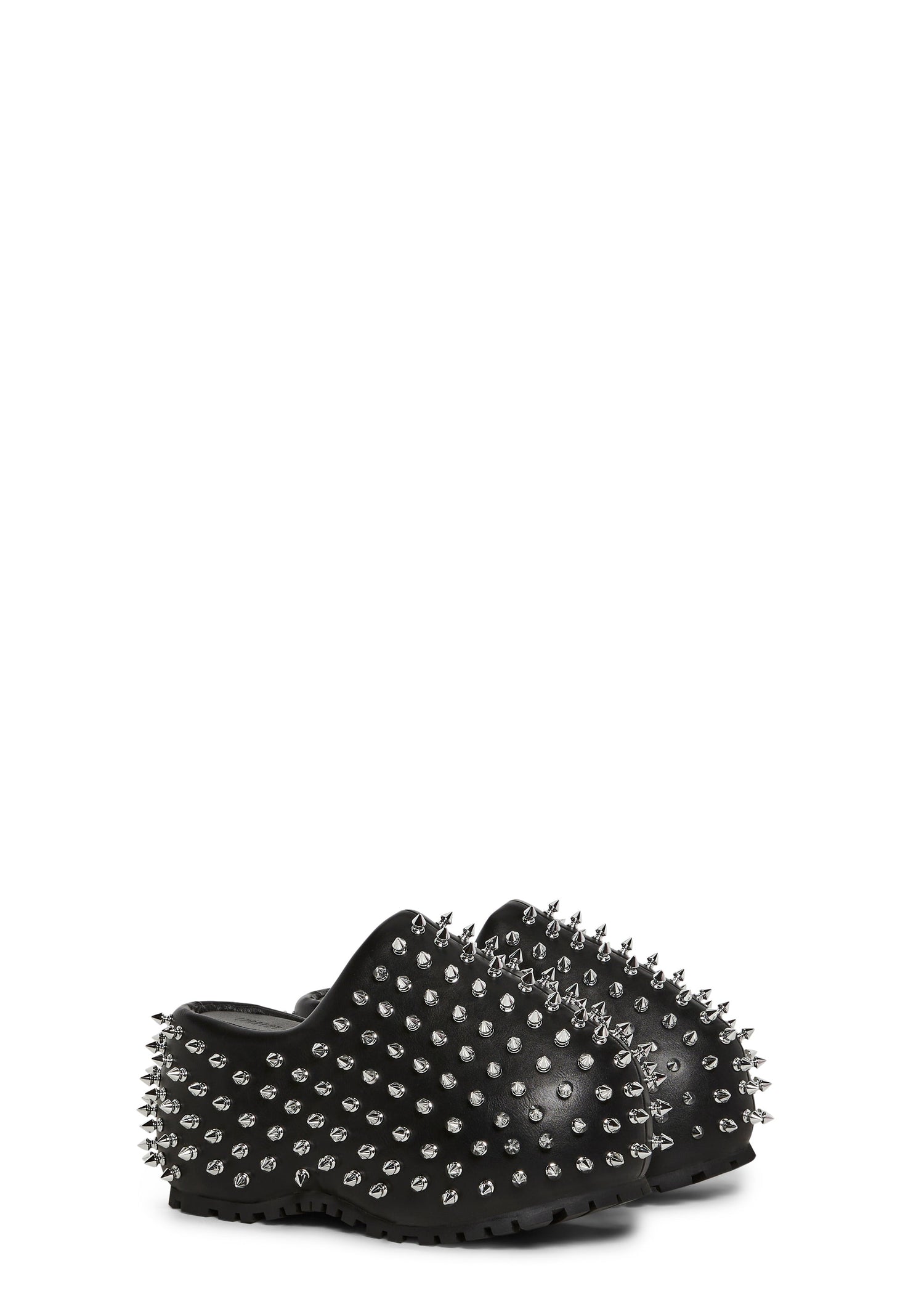 Spiked Out Platform Clogs