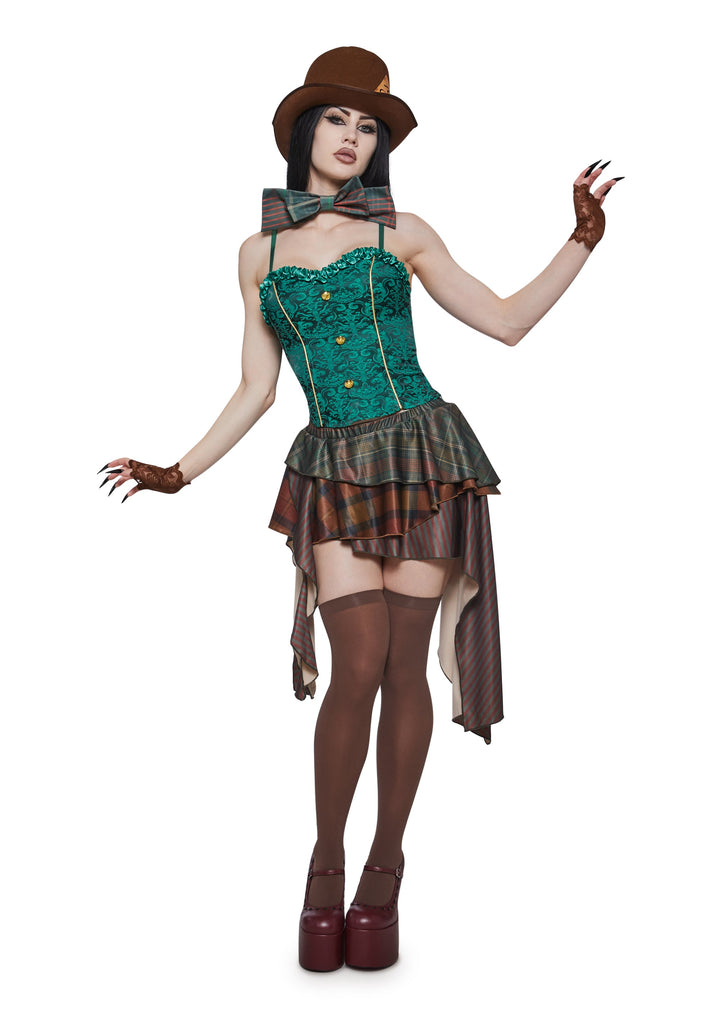 Mad Hatter Corset Costume