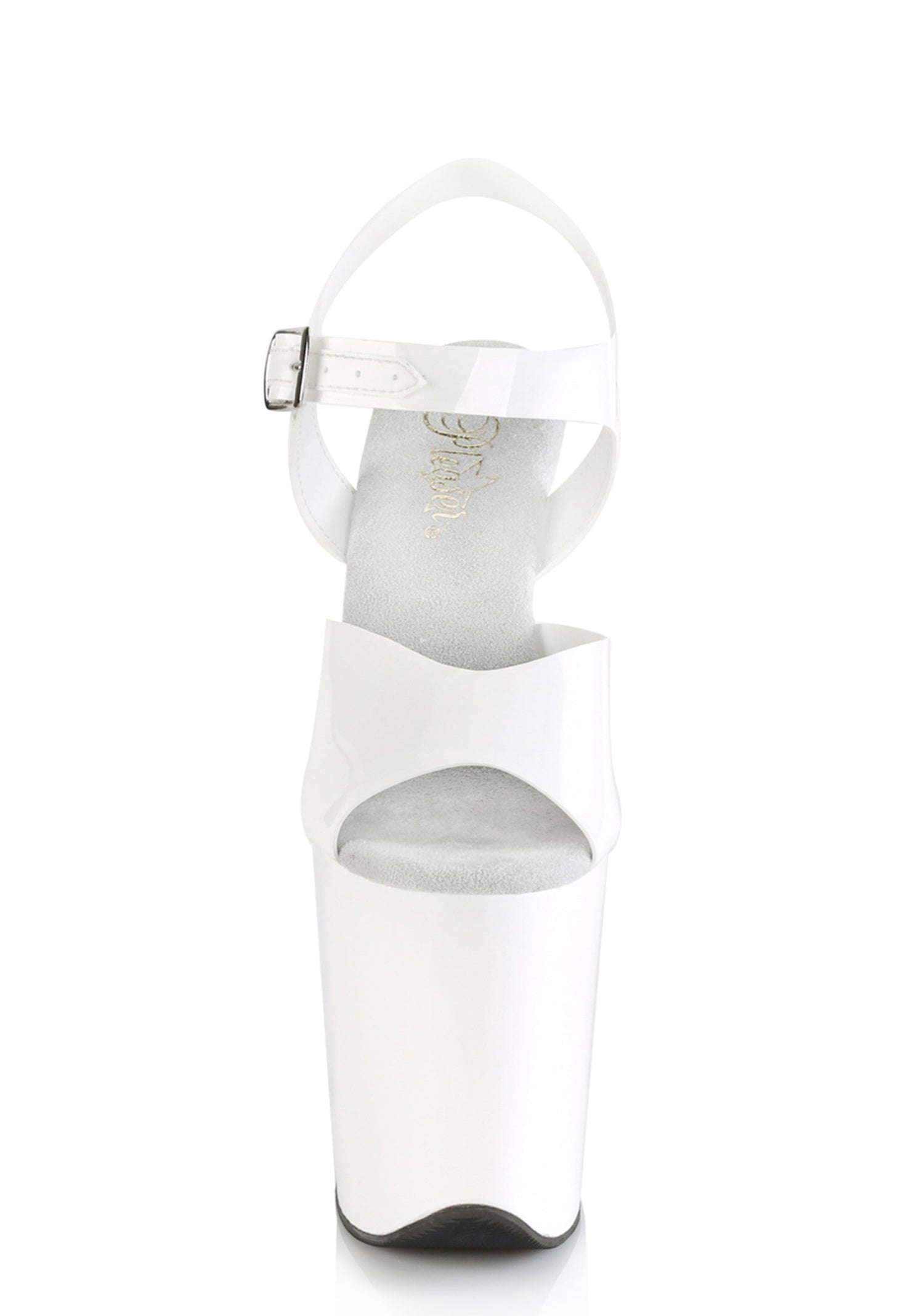 Flamingo-808 Platform Ankle Straps Sandals-White