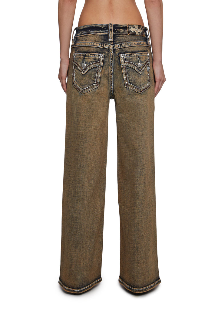 30" High Rise Wide Jeans