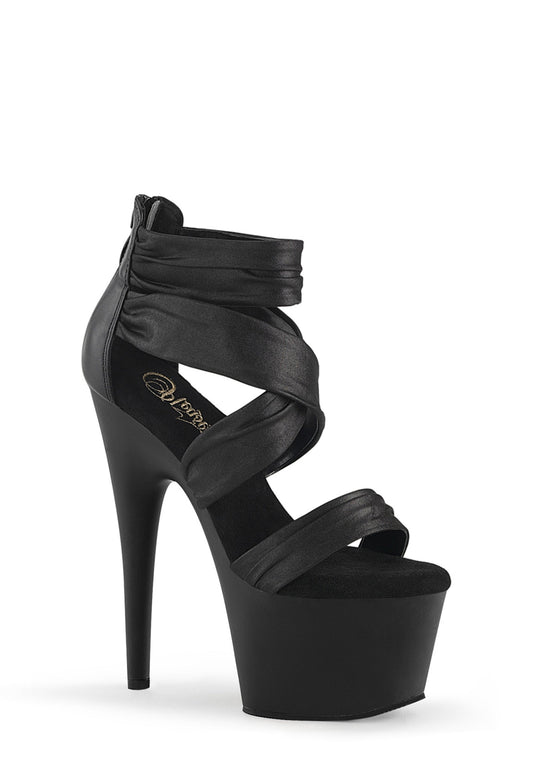 Adore-720 Platform Ankle Strap Sandals-Black