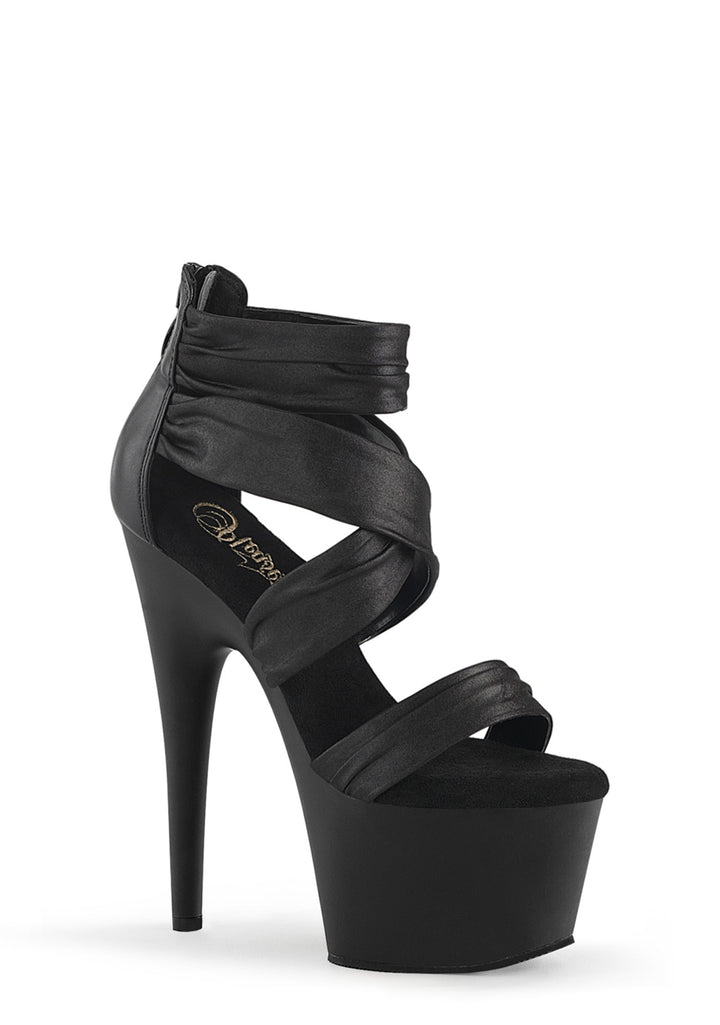 Adore-720 Platform Ankle Strap Sandals-Black