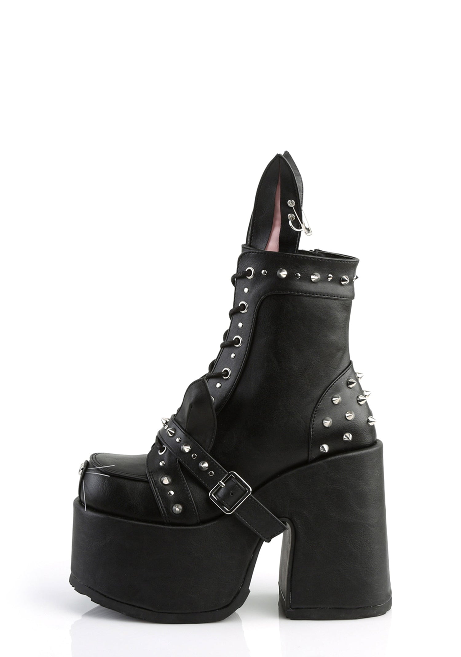 Camel-202 Platform Ankle Boots